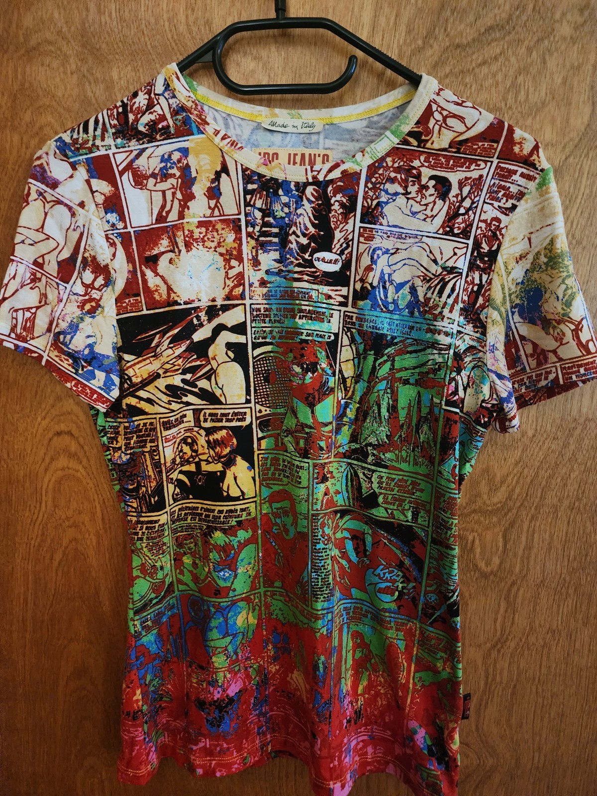 90s Jean Paul Gaultier FW95 “Safe Sex” Comic T-Shirt Archive Size M