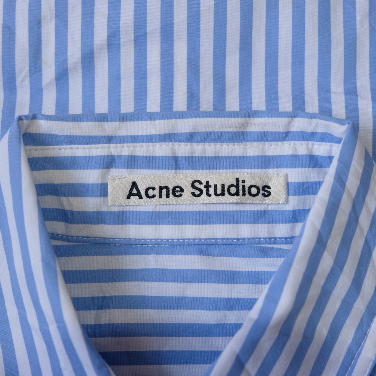 Acne Studios x Grant Levy-Lucero SS19 “Hand Painted” Graphic Stripe Shirt