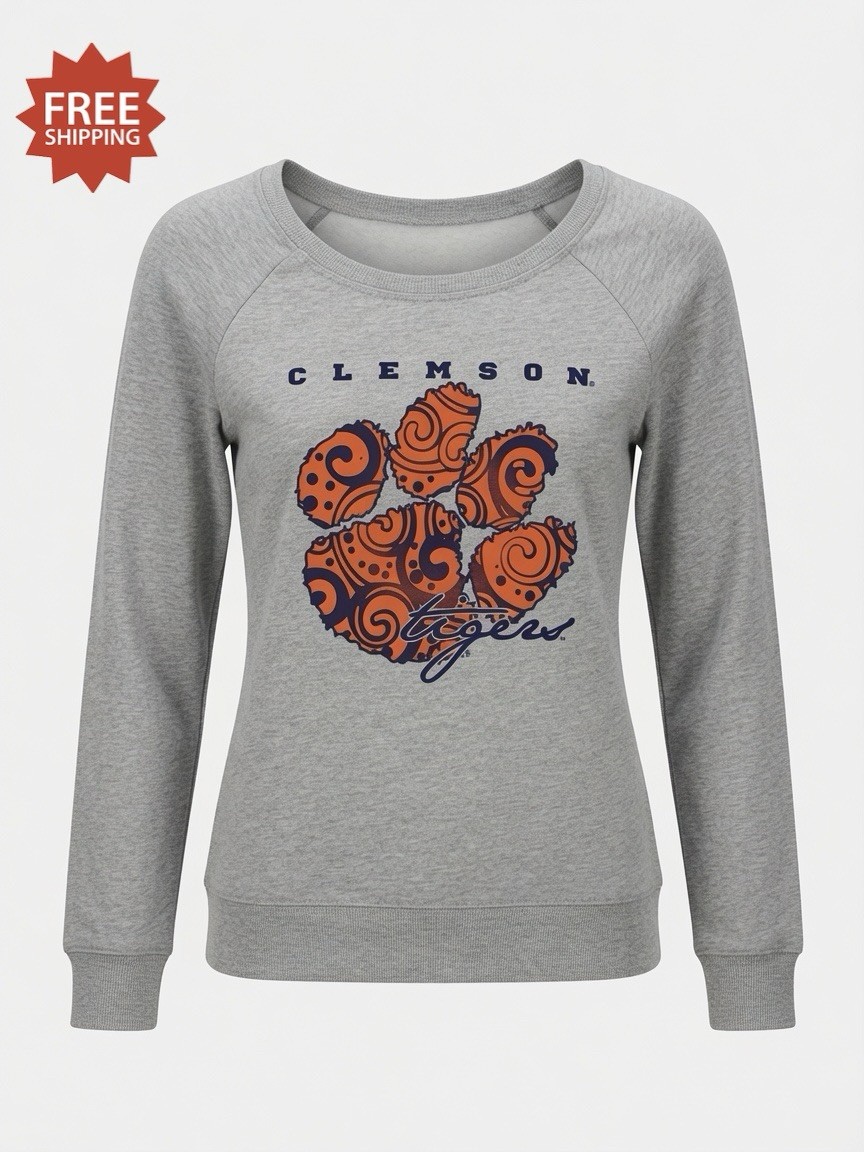 Clemson University Tigers Women’s T-Shirt Top – Sz S / SMALL – by The Game – NWT