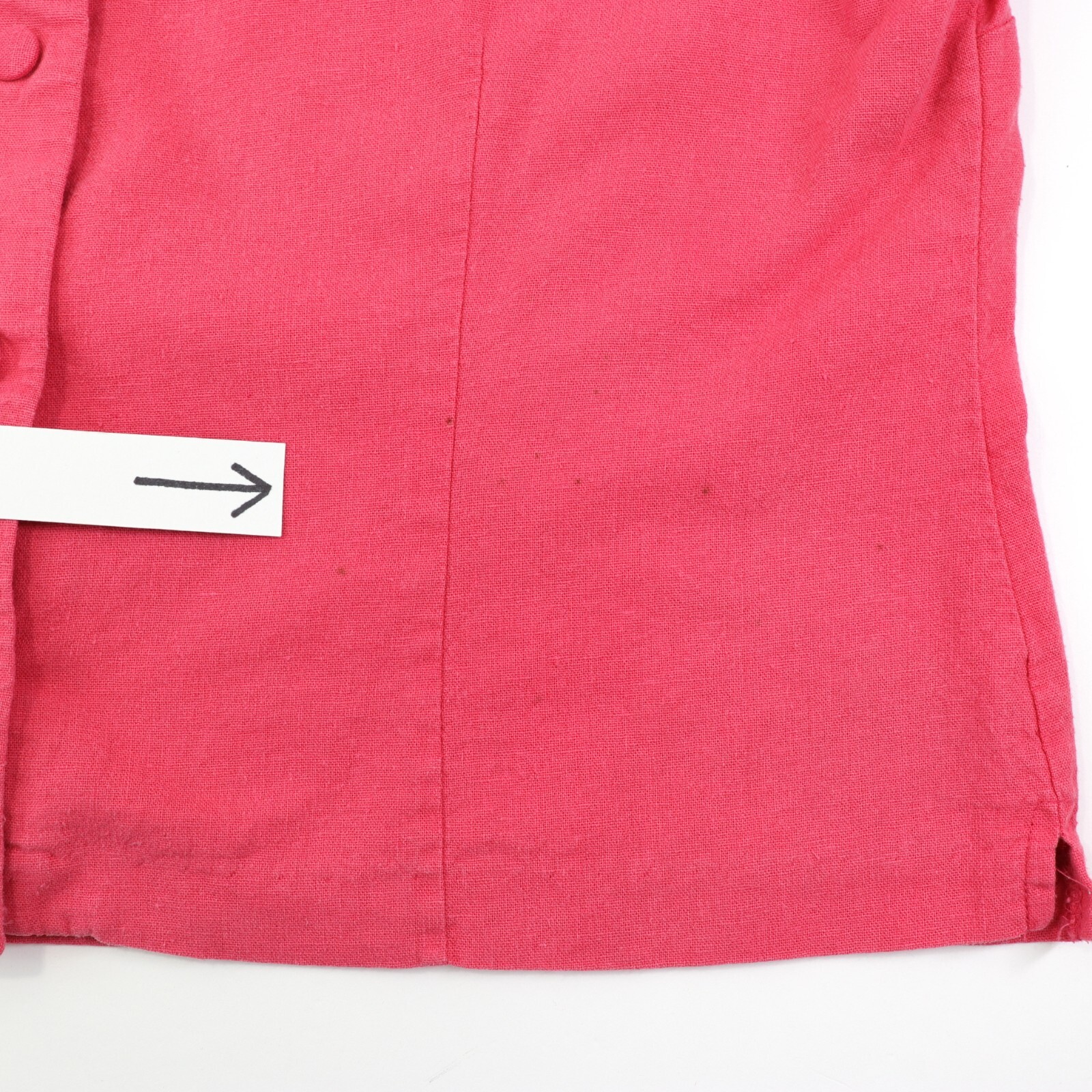Basic Editions Pink Sleeveless Back Button Top Size 18 Embroidered Dragonfly
