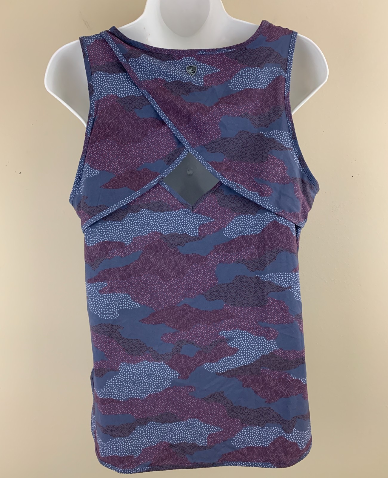 KUHL Women’s Vantage Camo Performance Tank Top Ultra Lightweight Purple Sz S NEW