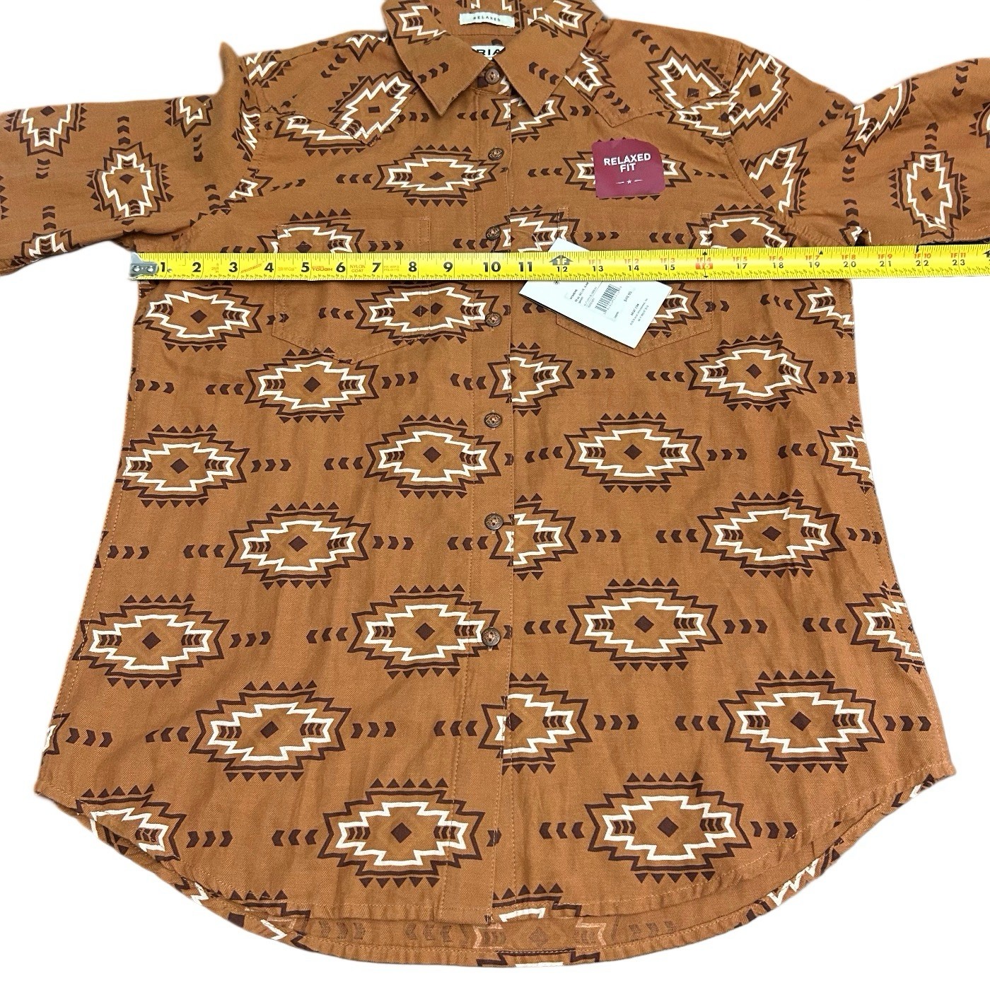 Ariat Real Women’s Billie Jean Button Down Shirt Southwestern Small Relaxed New