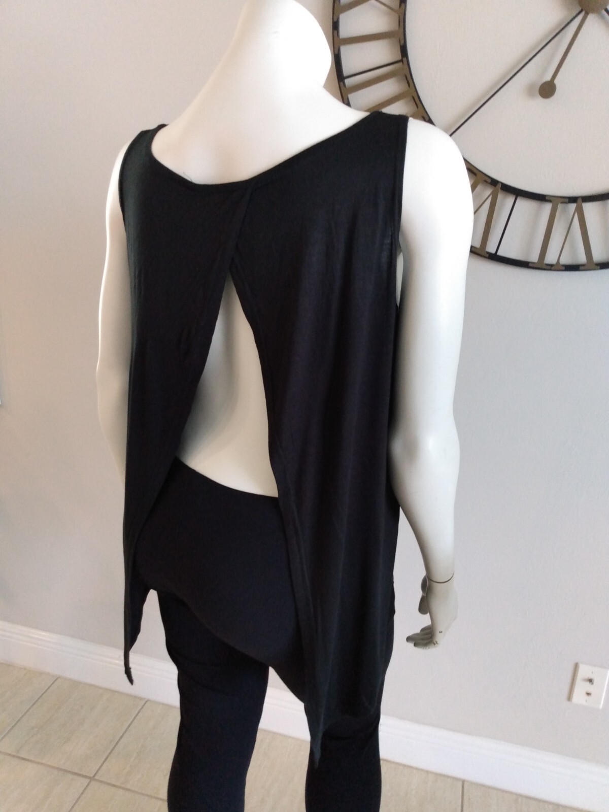 Cascade Blue Fly Away Back Printed Tank ‘GET IT GIRL’ Black Women’s Plus Size 1X