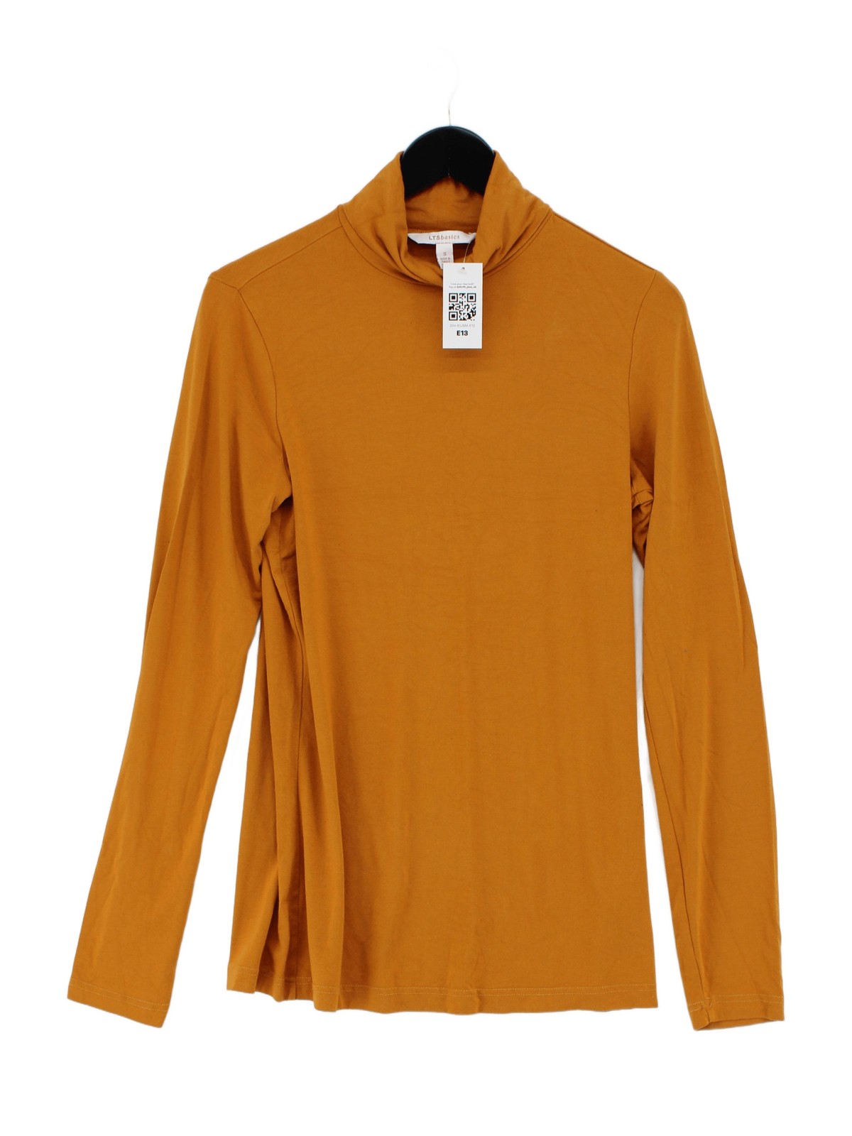 LTS Basics Women’s Top S Orange Viscose with Elastane Basic