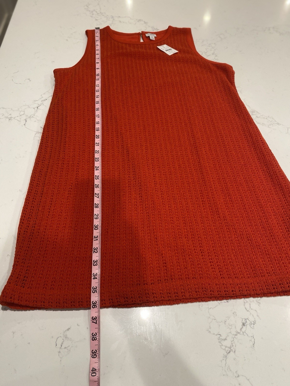 J.Crew Women’s XL Crochet Mini Dress Cerise Red Preppy Coastal Chic Summer NWT