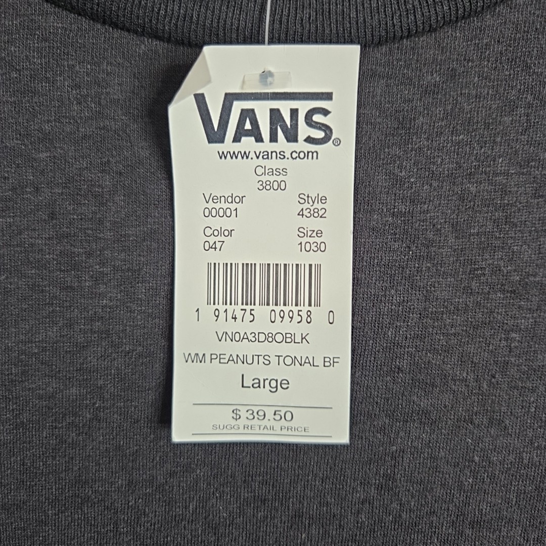 VANS x Peanuts Women’s Large 2017 Schulz Collab Graphic Tee