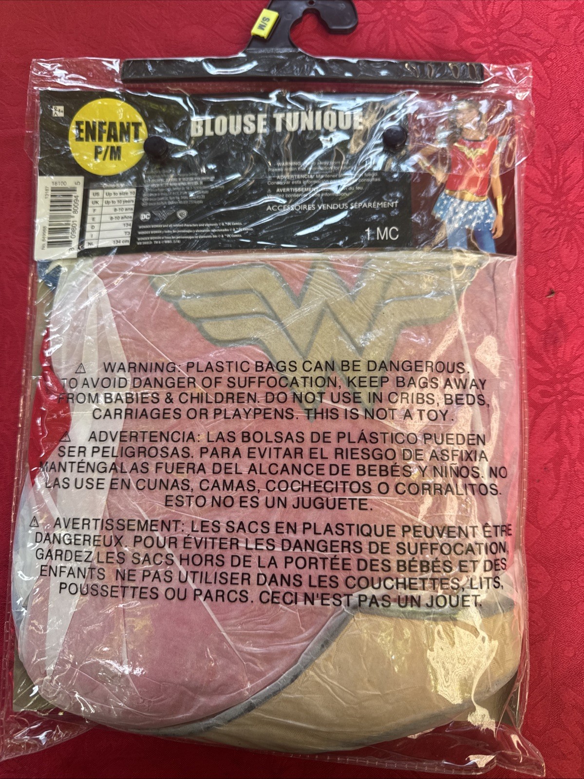 Amscan Wonder Woman Tunic Top