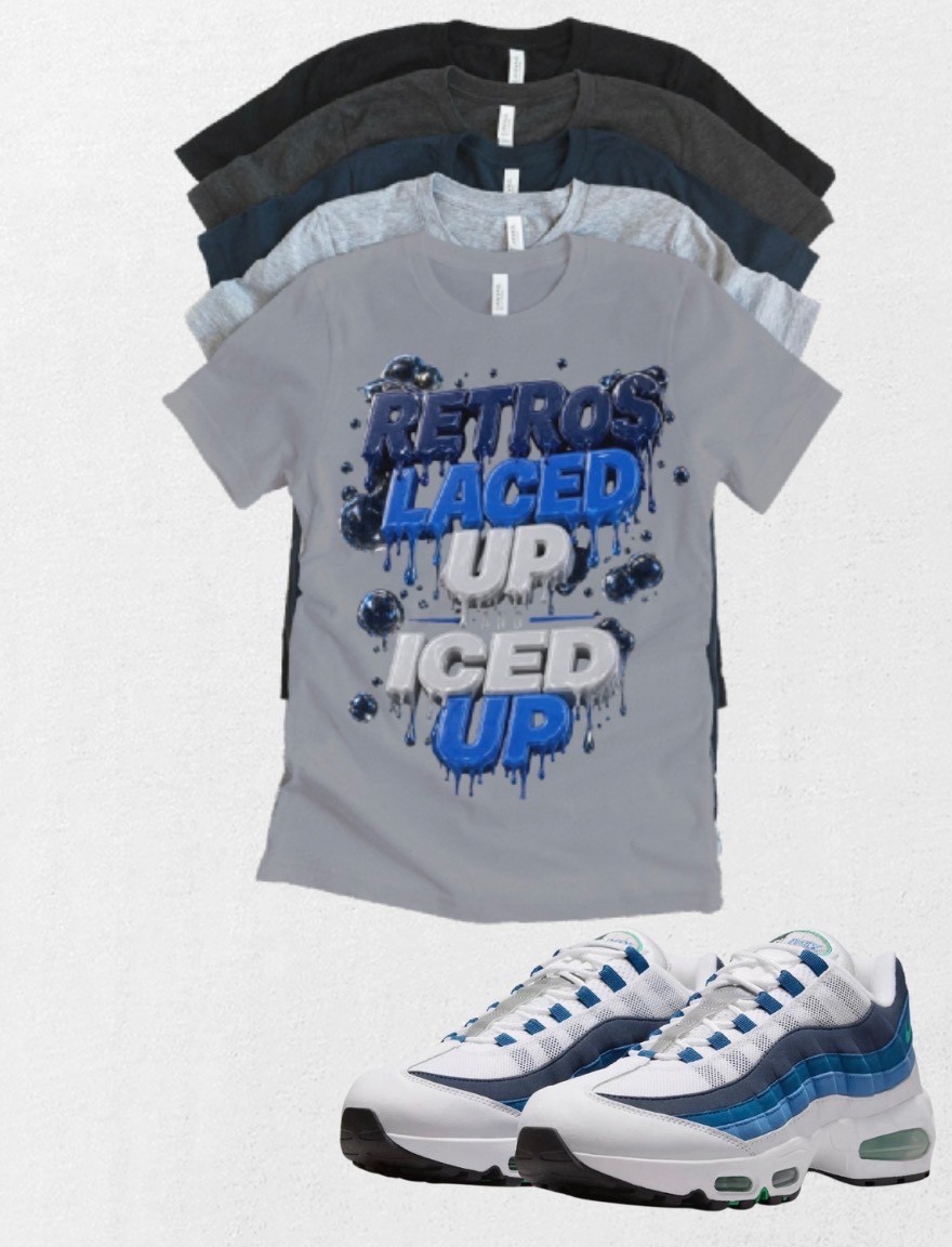 AM BB Max 95 Retro OG Slate Sneaker Matching T-Shirt Sneakerhead Streetwear