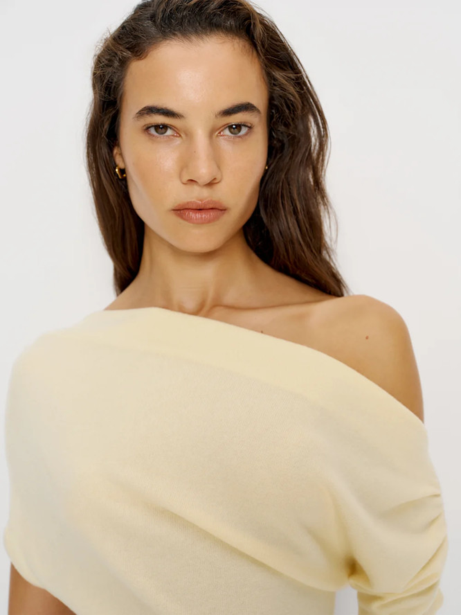 NWT thereformation Iris Knit Top