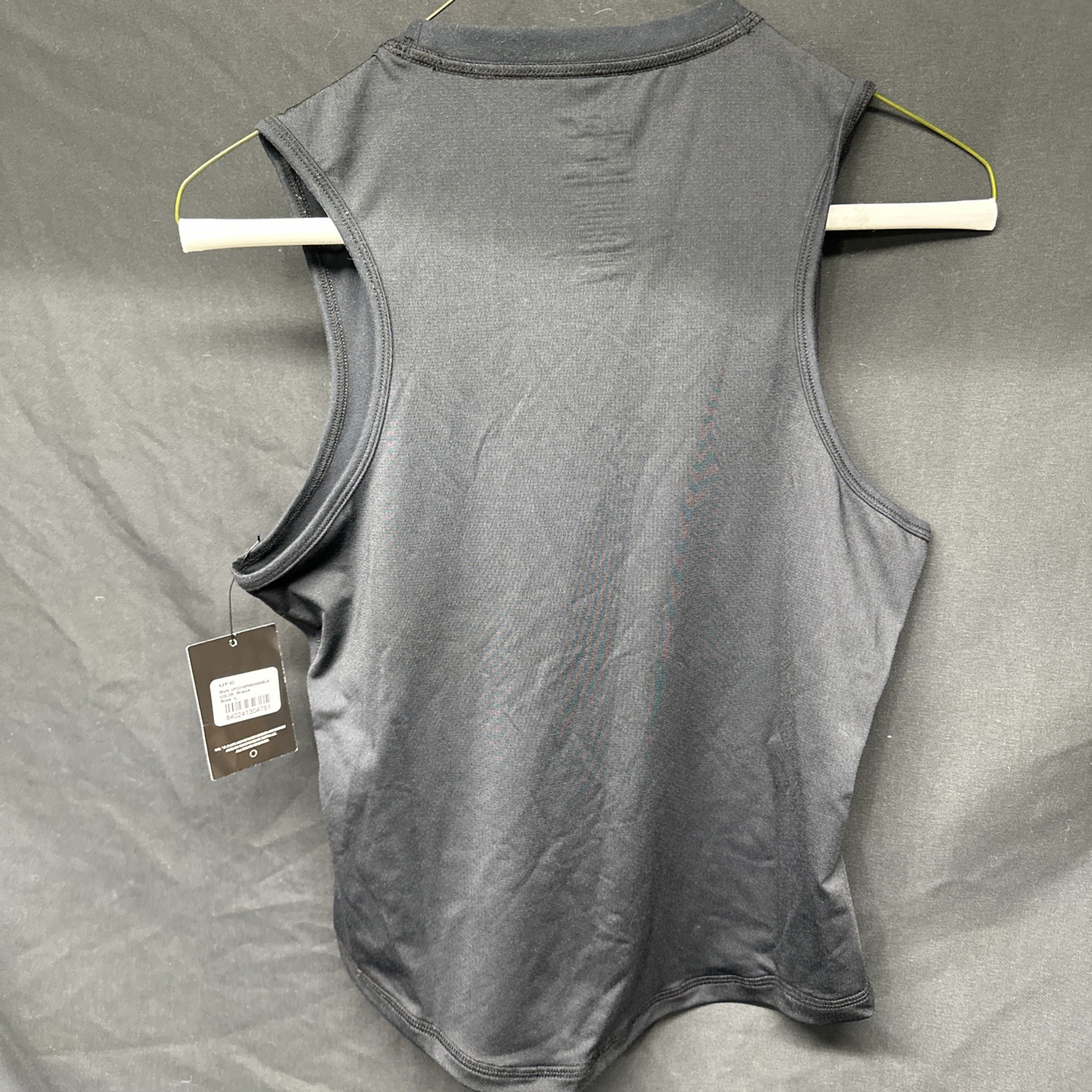 UFC Sleeveless Cutout Workout Top For Woman- Blended Fabric Size Large