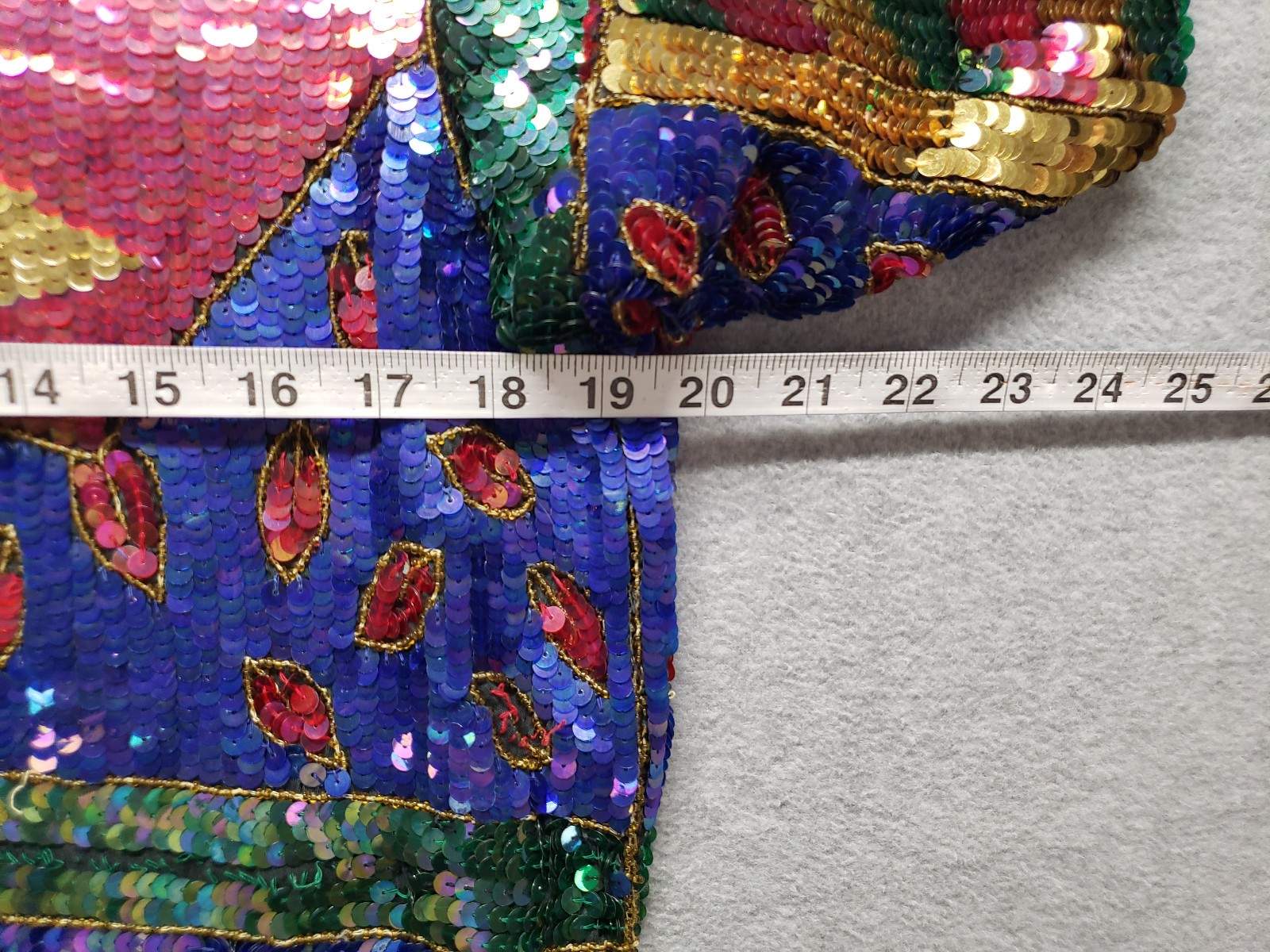 Jean For Joseph Le Bon Women Top M Multicolor Sequin Long Sleeve Pullover Casual