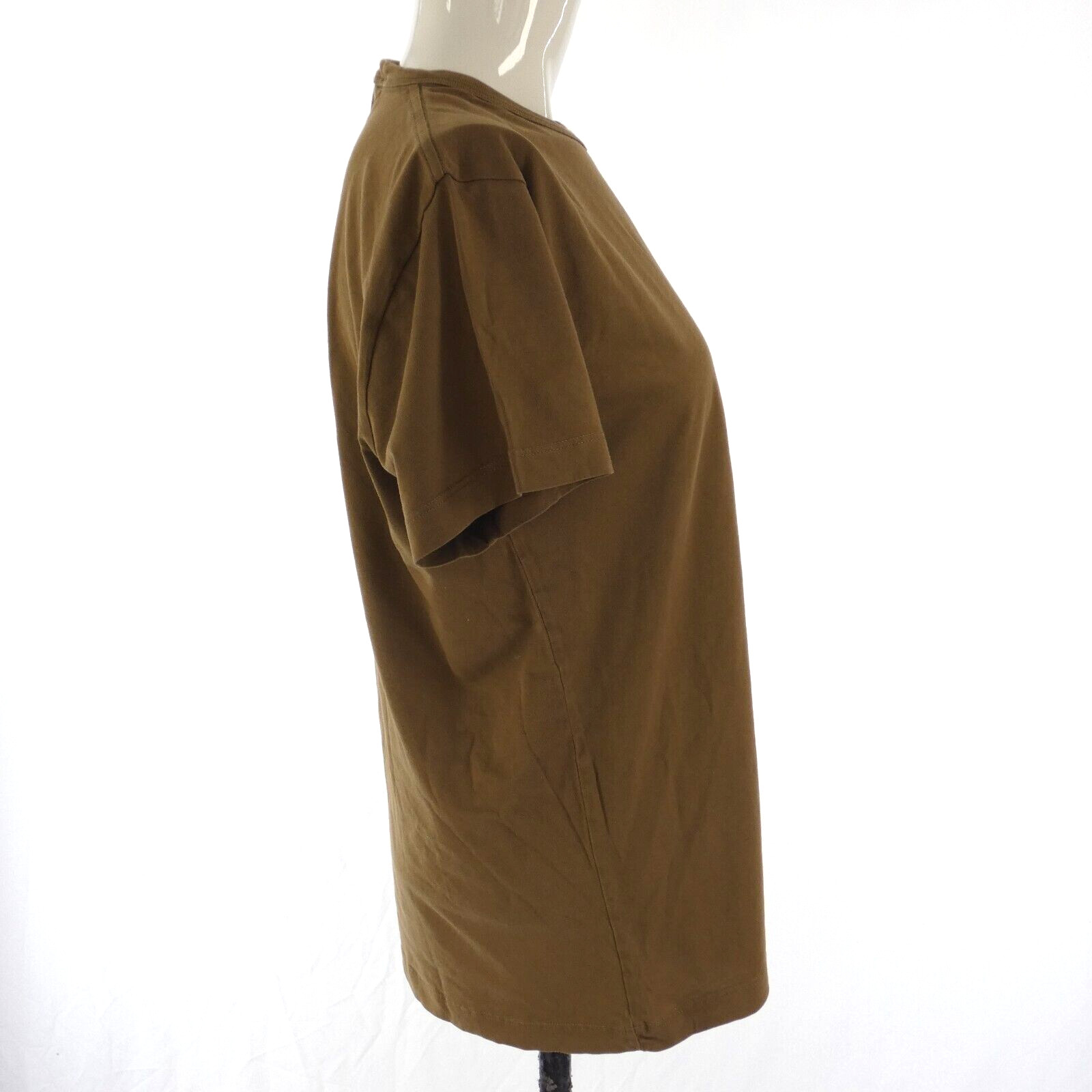 French Connection Womens T Shirt Brown Tee Short Sleeve Classic Essential Size L