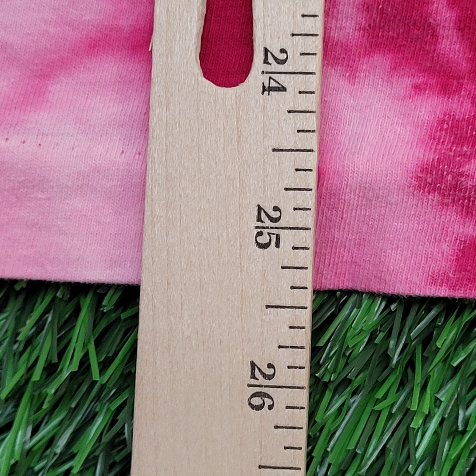 Vintage 80s Spiral Pocket Tie-Dye Shirt Women Small 18×25 Pink