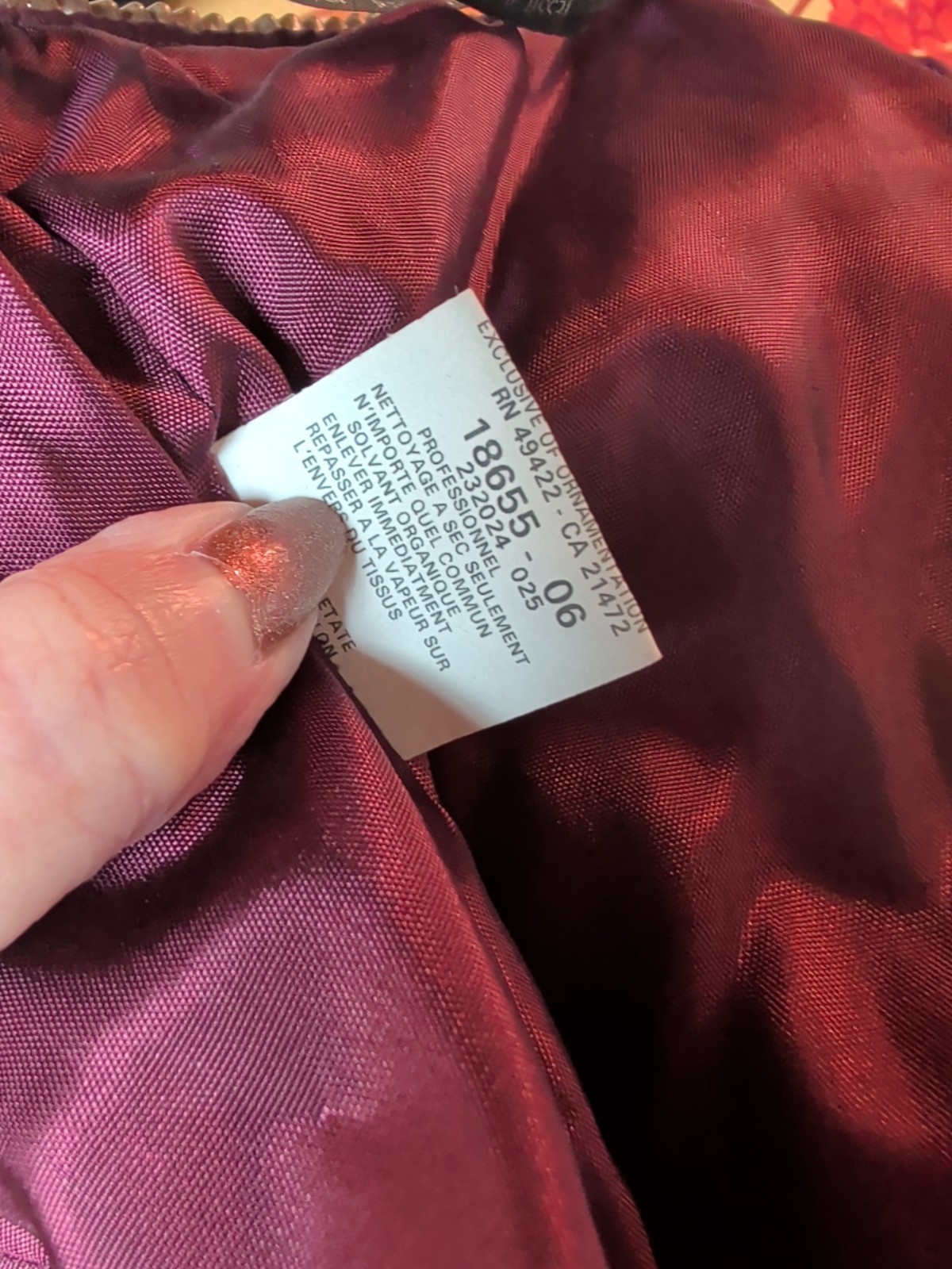 Jessica McClintock Velvet Bustier Top Sz 12 Petite Burgundy Rhinestone Trim