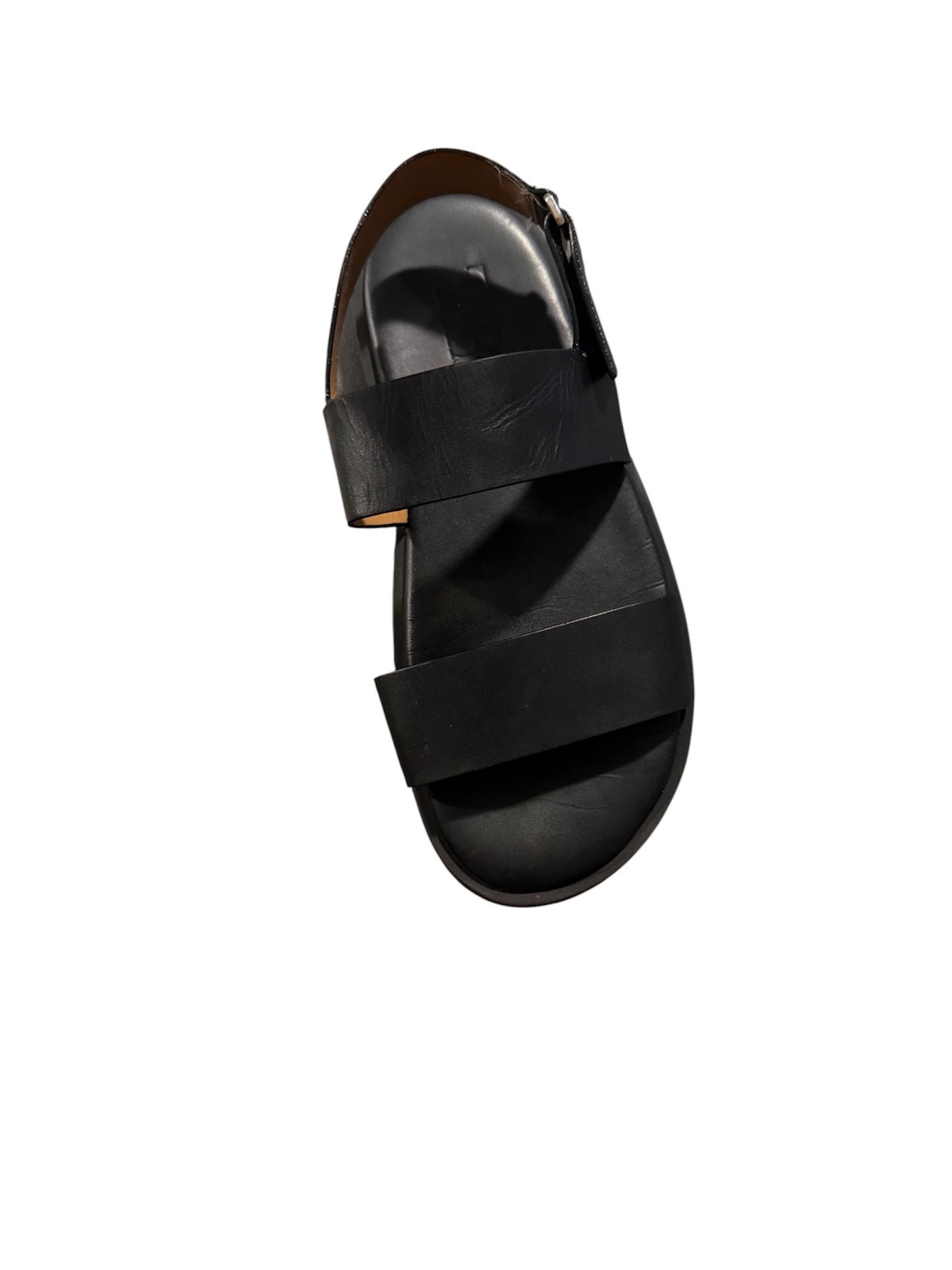 Zara Men slip on sandals black.