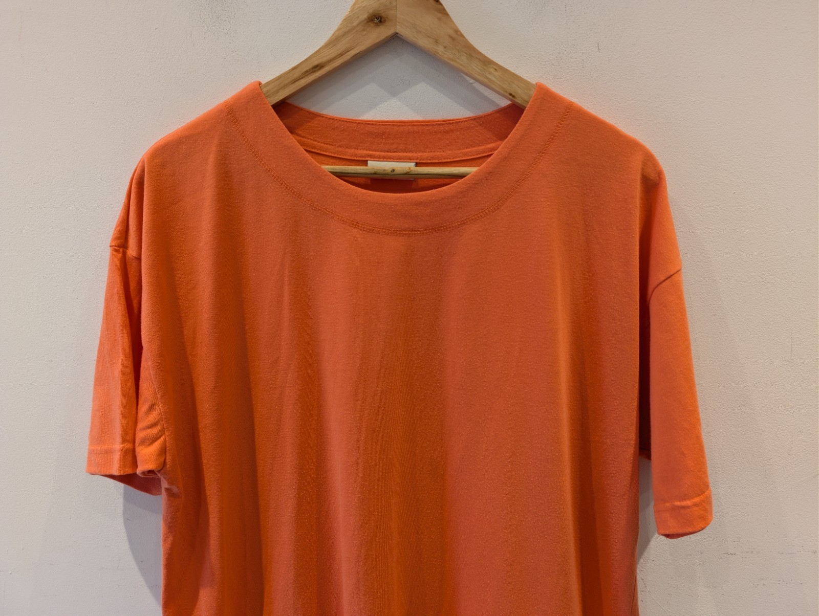 Isabelle Orange T-Shirt XL Short Sleeve Crew Neck Casual Polyester Cotton Blend