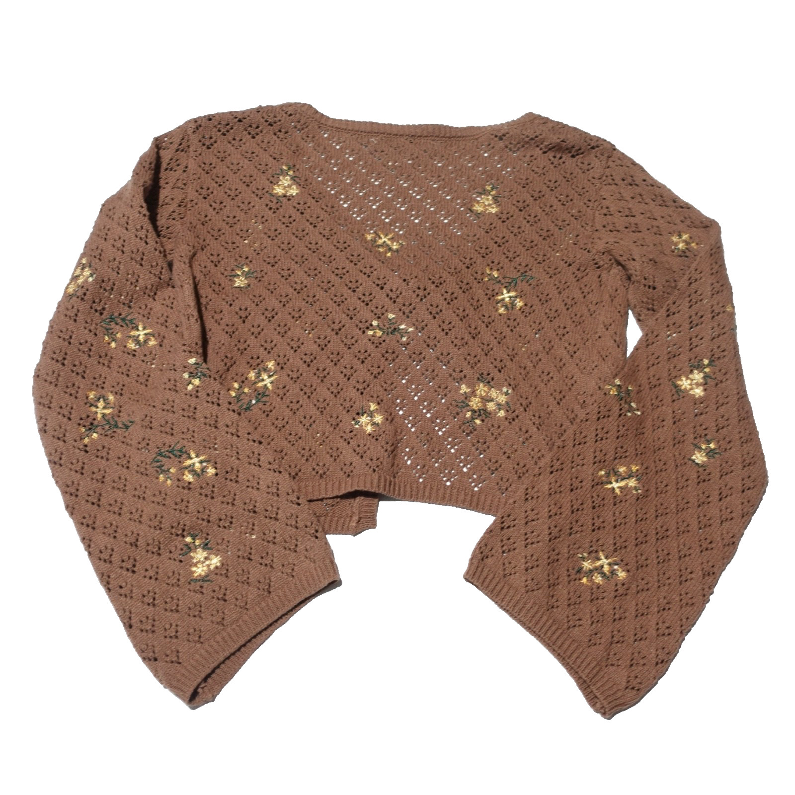 Sincerely Jules crop top. Crochet Flowers