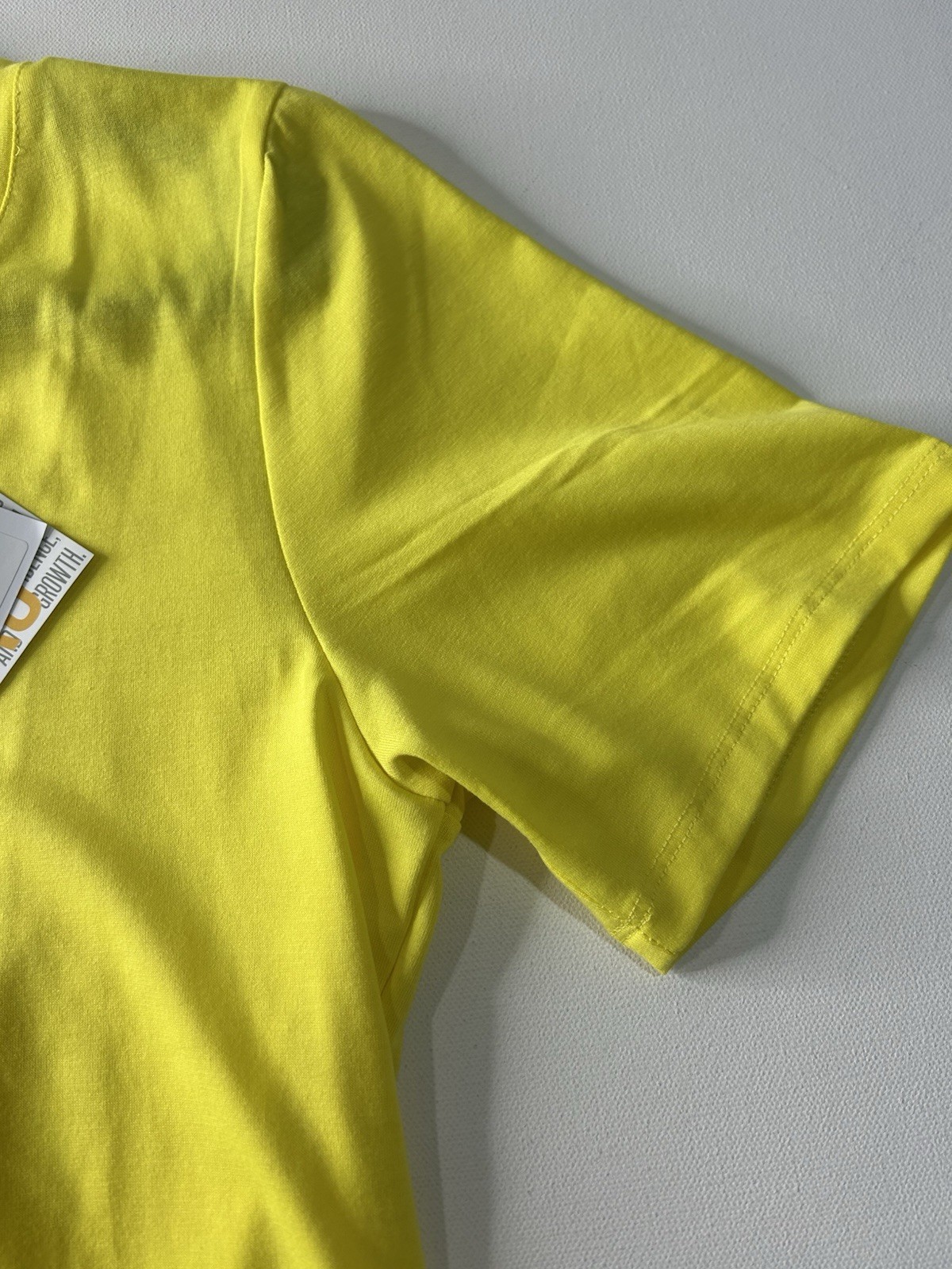 NWT Lularoe XS Iris Yellow Solid Print V-Neck T-Shirt