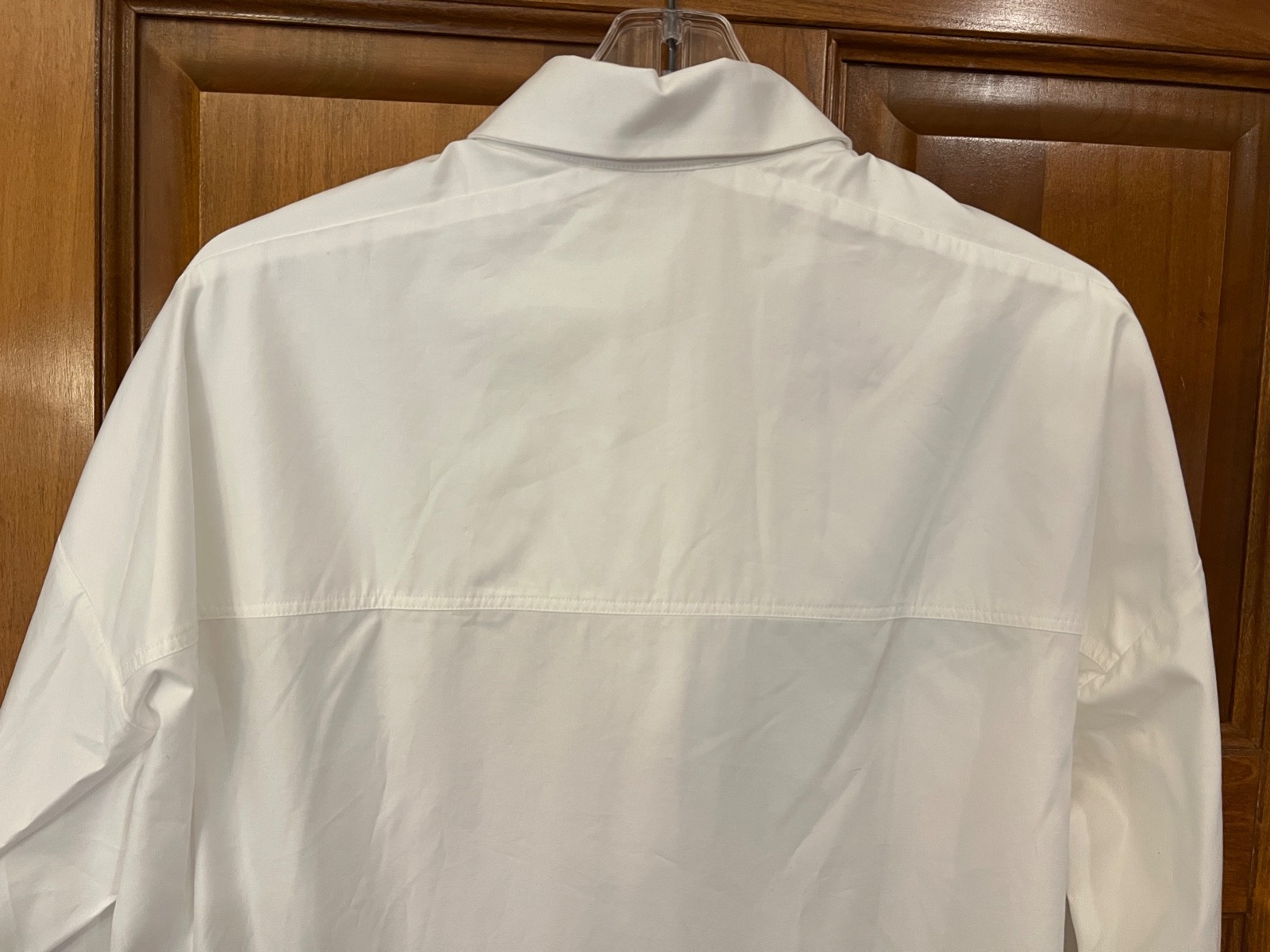 Max Mara Leisure White Cotton Lyocell Rispoli Button Down Shirt EUC 6