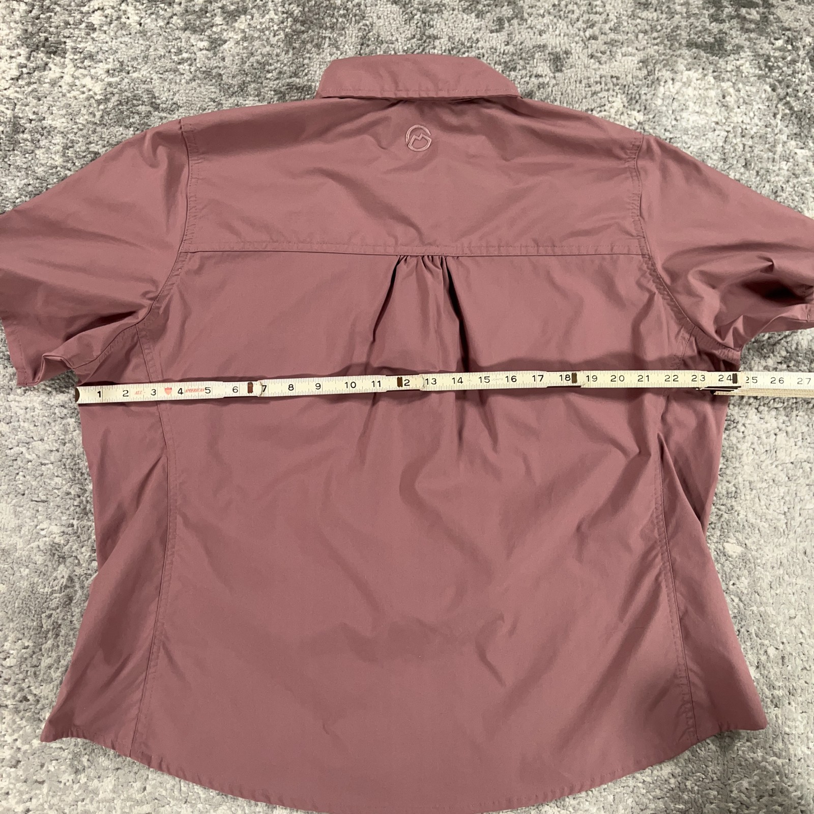 Magellan Fishing Shirt Womens XXL Pink Long Sleeve Water Repellent Short Sleeve