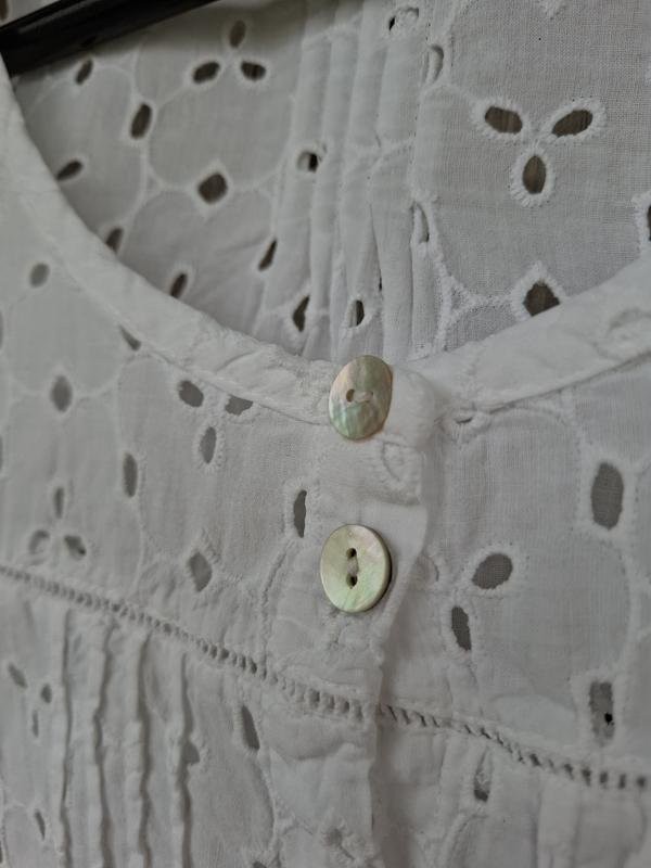 Women Peter Hahn Shirt White Cotton 48 / 4XL / 56