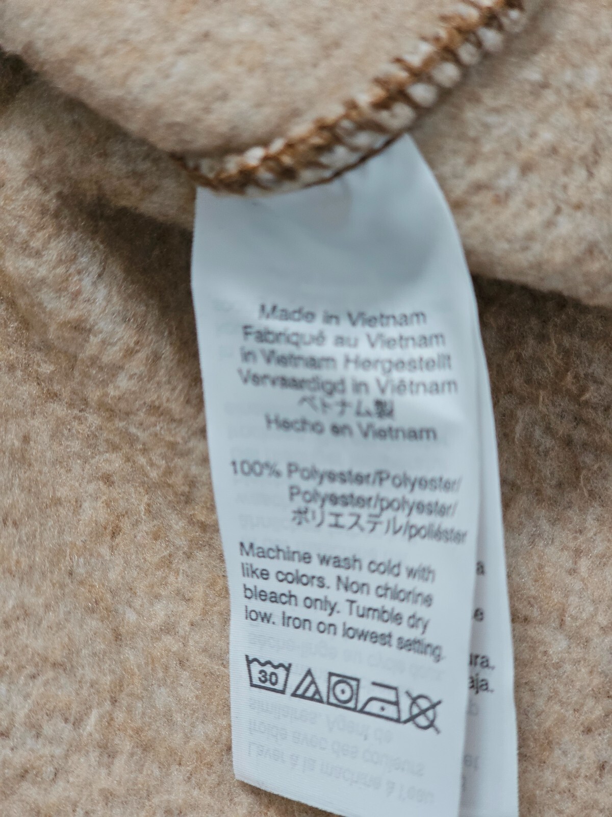 J Crew Women Top Turtleneck Brown Ivory Long Sleeves Polyester Small