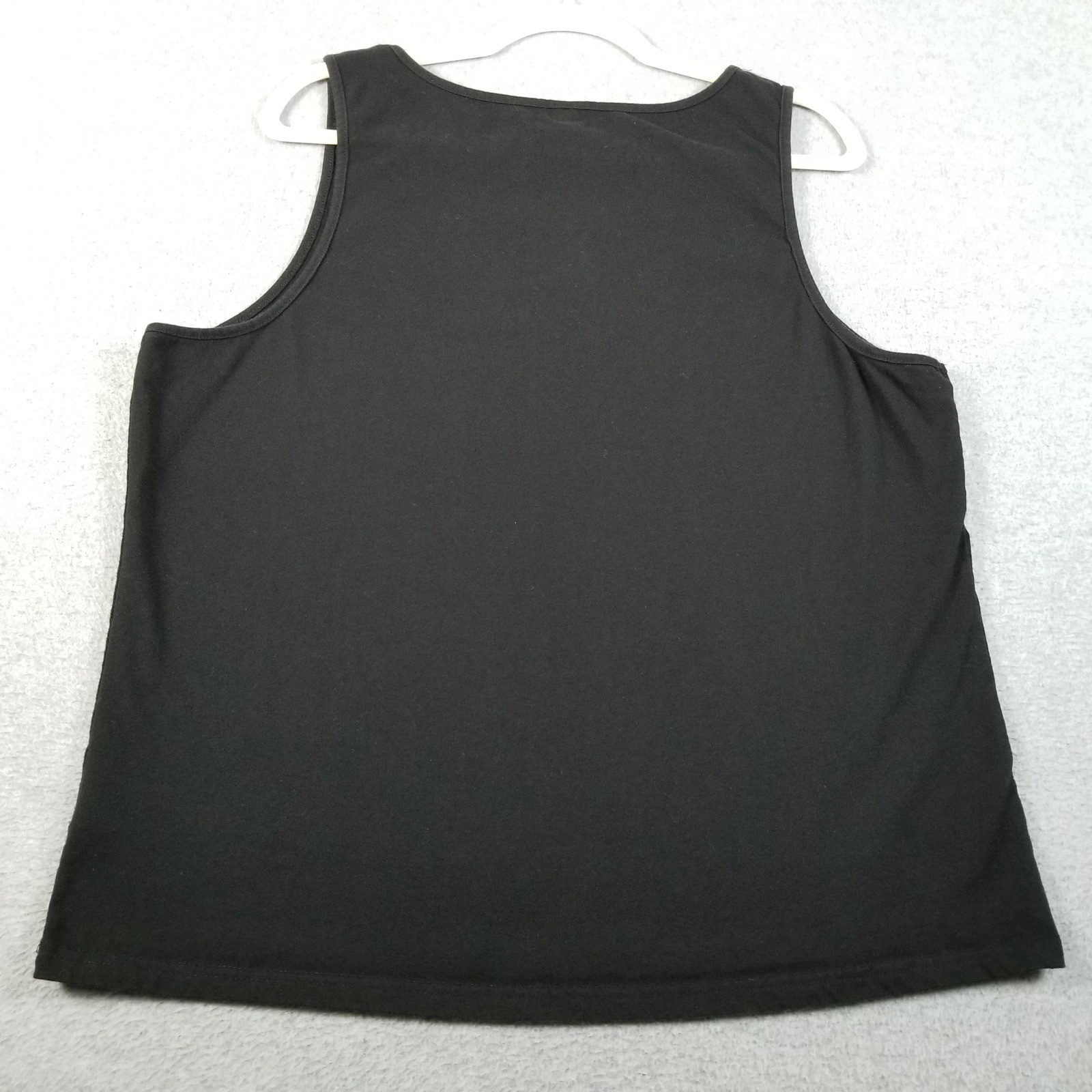 CHICYEA Tank Top Womens Large Black Nobody Cares Work Harder Graphic Gym Workout