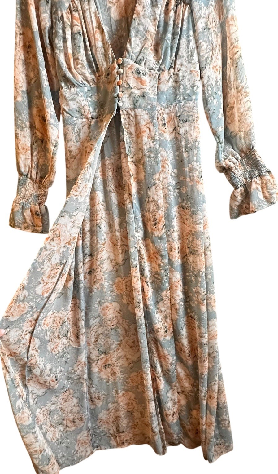 Kimono Womens One Size Floral Sz M Lightweight Boho Beach Vacation Cardigan