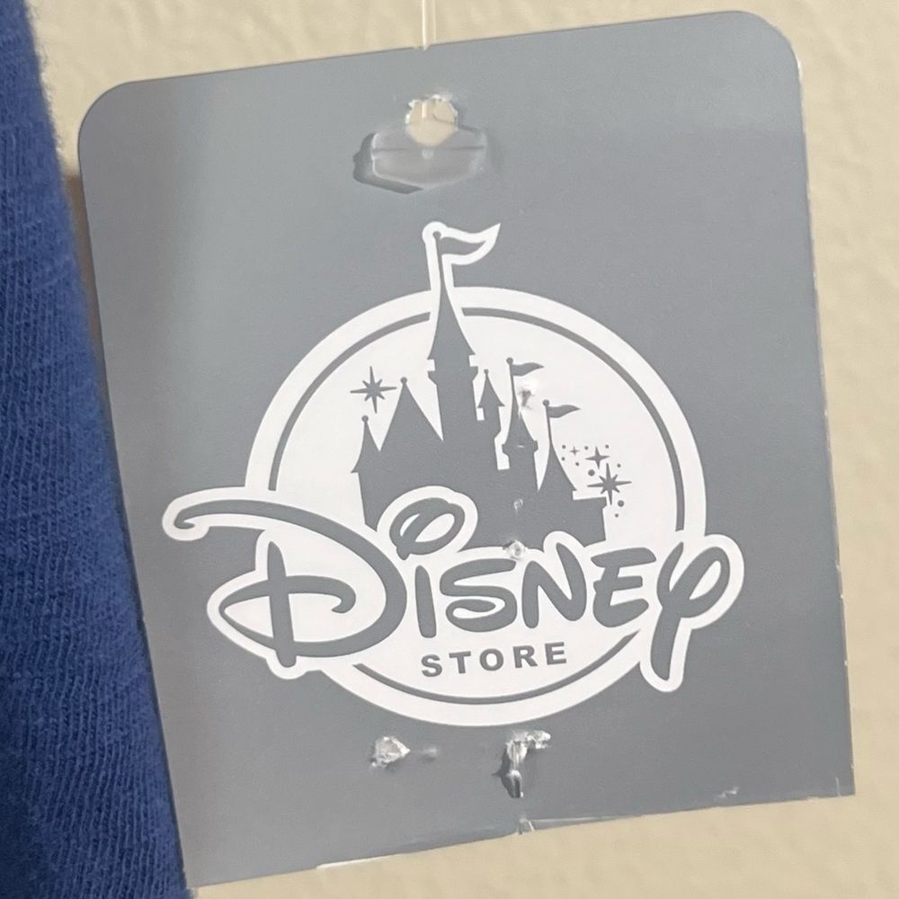 Disney Store Graphic Tee Women XL Shoes Make The Princess Short Sleeve Blue New