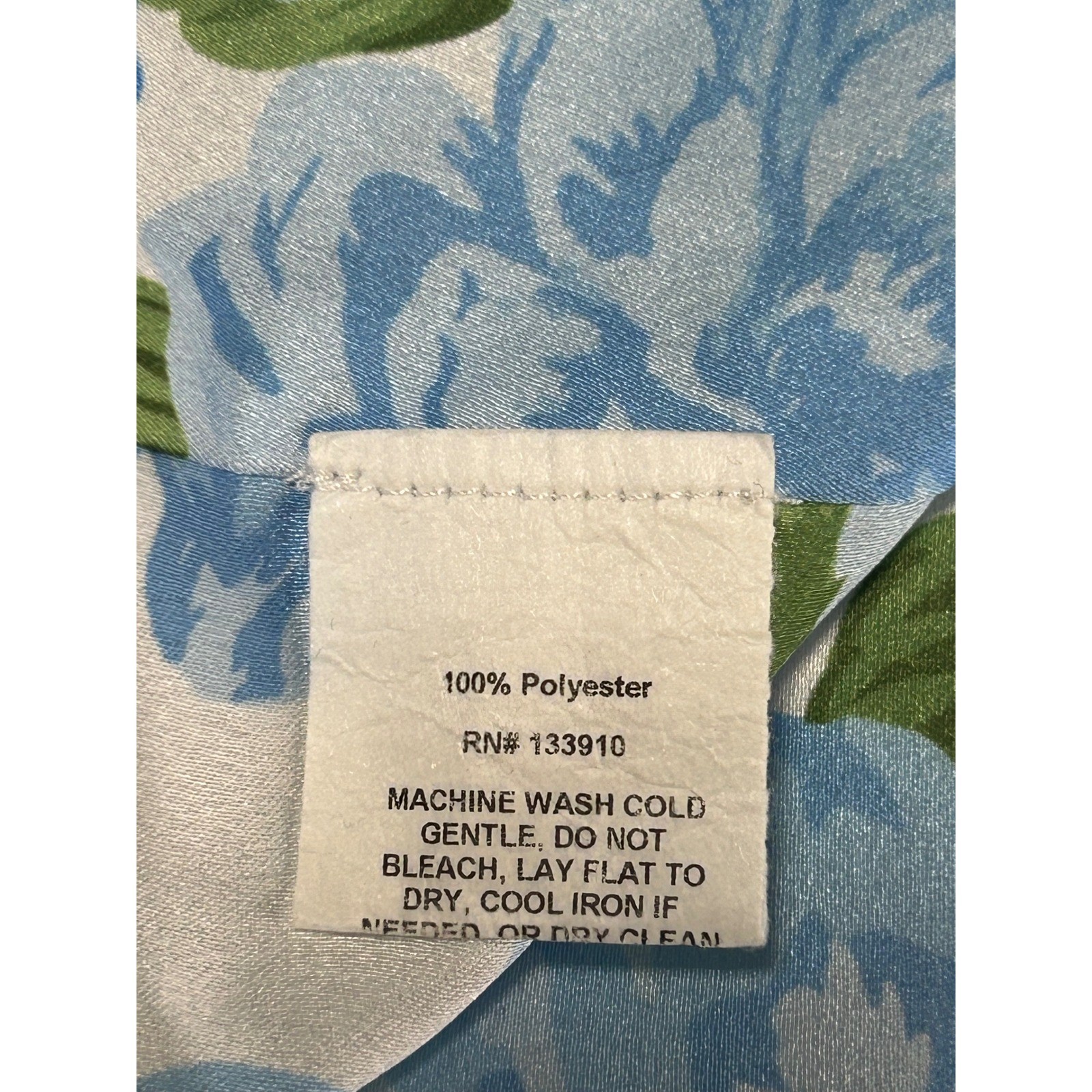 Show Me Your Mumu Blue Floral Tie Shoulder Tank Top XS Hydrangea