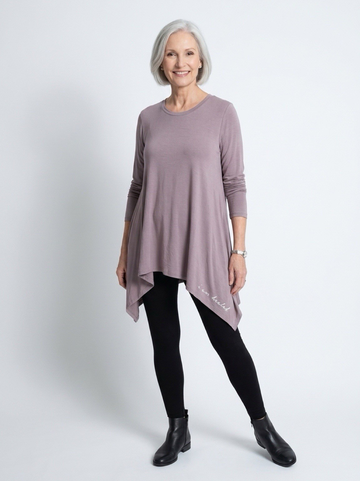 Women’s Illuminative “I Am Healed . . . “ Tunic Top Long Sleeve Sz XL