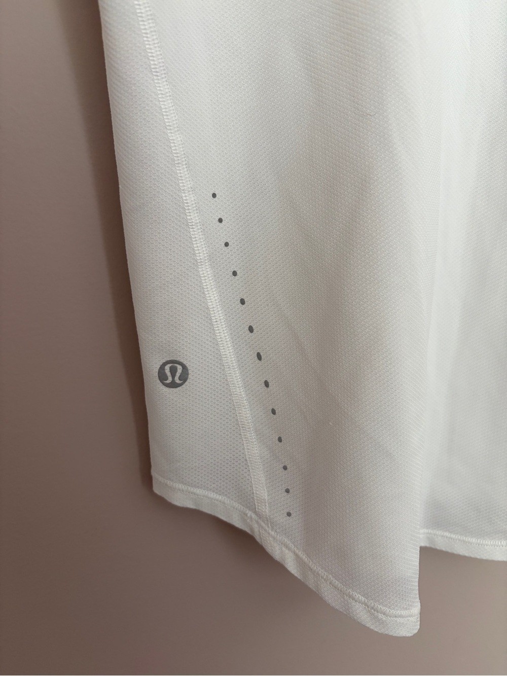 Lululemon High-Neck Running and Training T-Shirt White