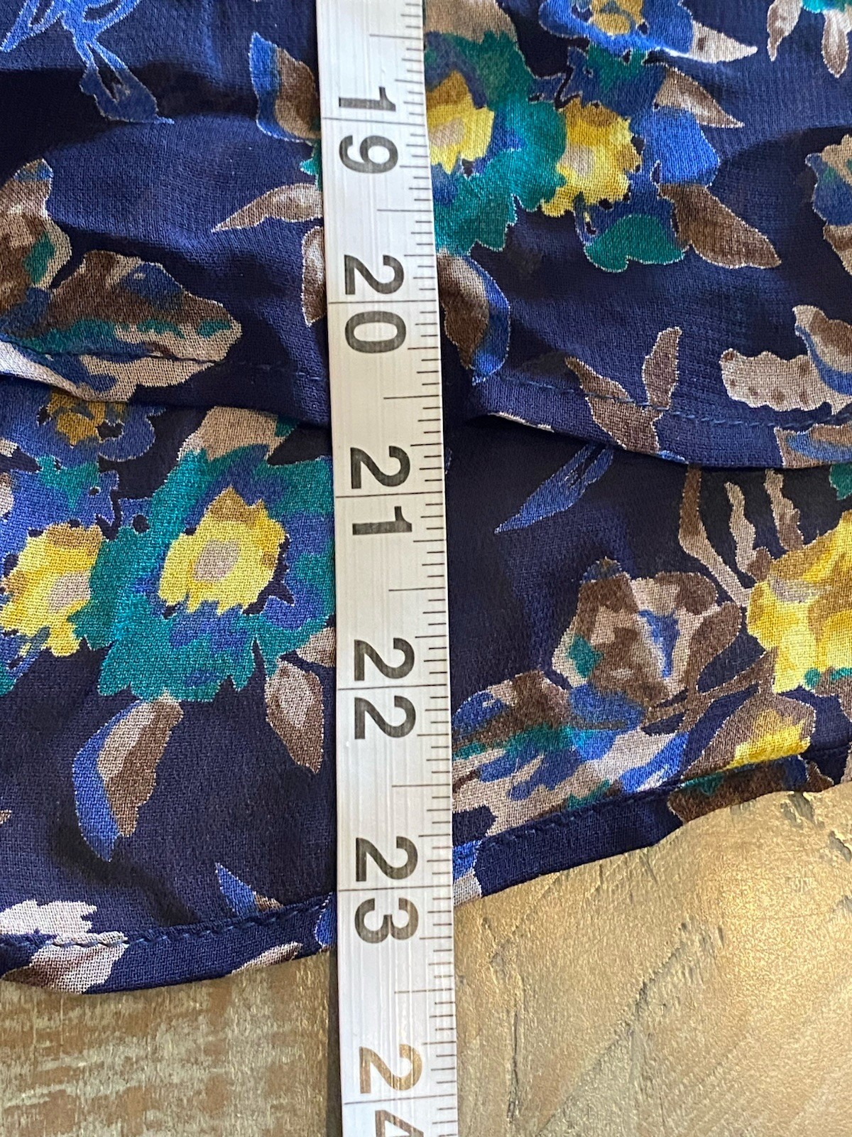 Meadow Rue Anthropologie Floral Embroidered Ruffle Peasant Blouse Boho Artsy S