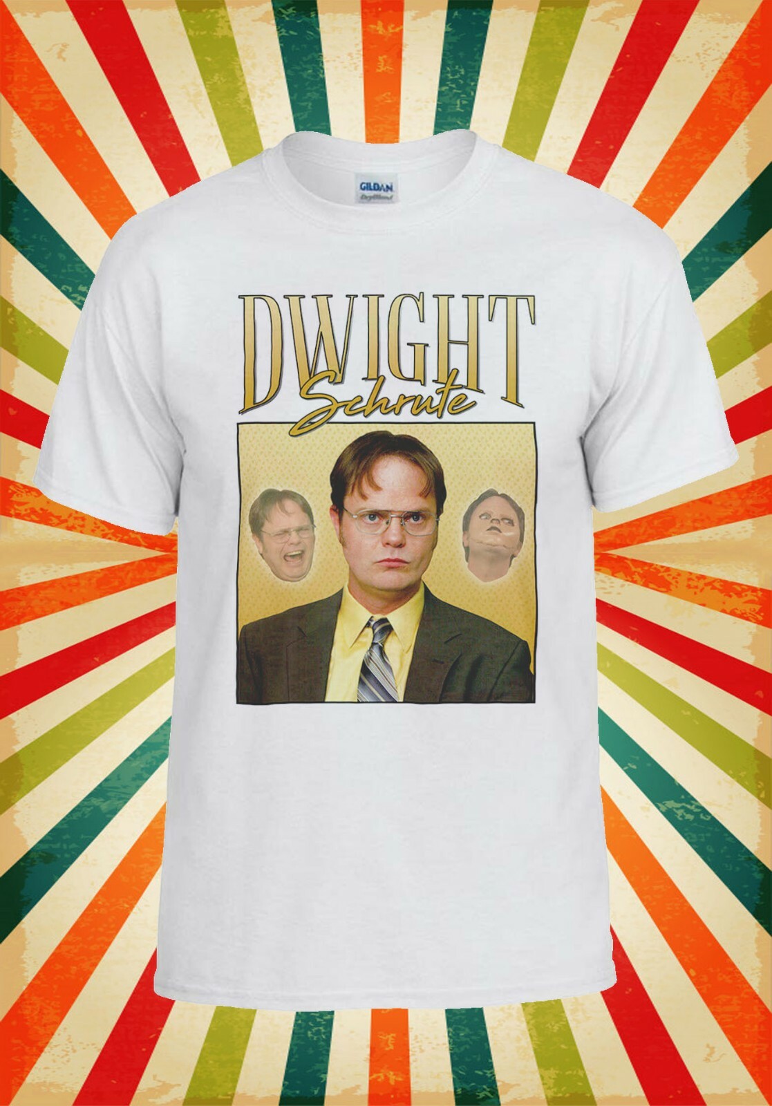 Dwight Schrute Retro Cool Funny Men Women Vest Tank Top Unisex T Shirt 2561