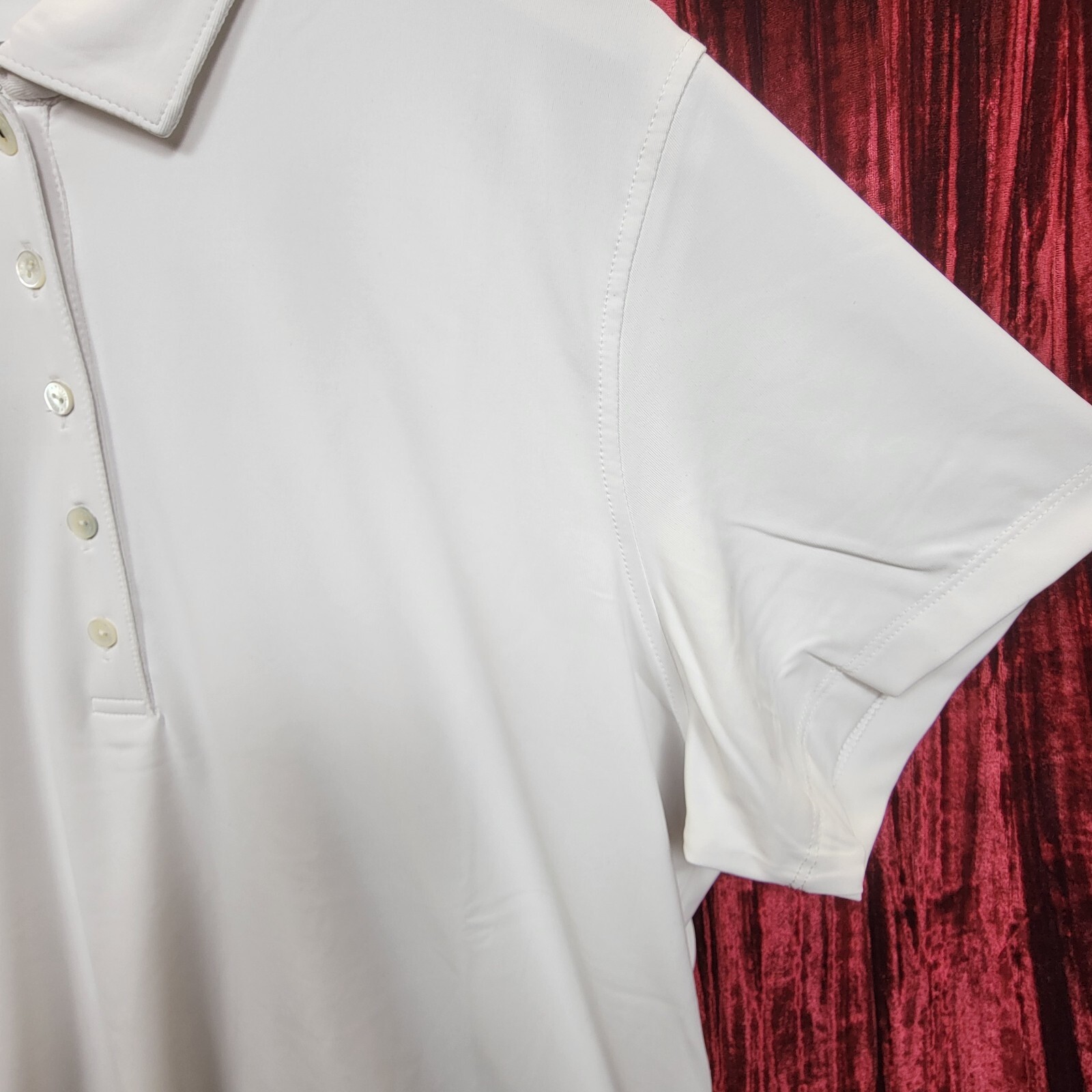 New NWT Women’s WHITE Peter Millar Golf Polo MSRP$90 SIZE SPF SUMMER XL XLARGE