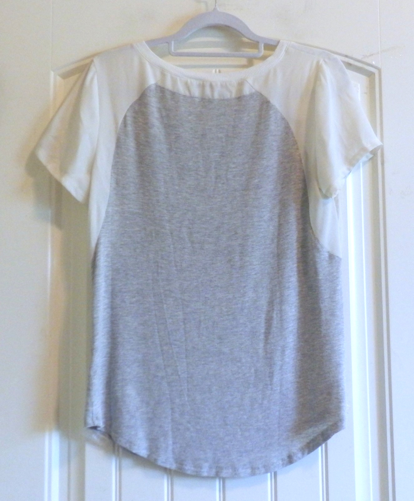 Skies Are Blue Women’s Raglan Short Sleeve Modal Top Tee Blouse T-Shirt SZ S