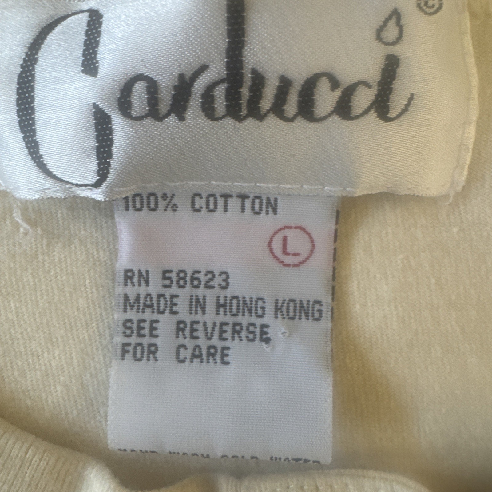 Carducci VTG Ladies Baseball Themed Top Sz Large￼