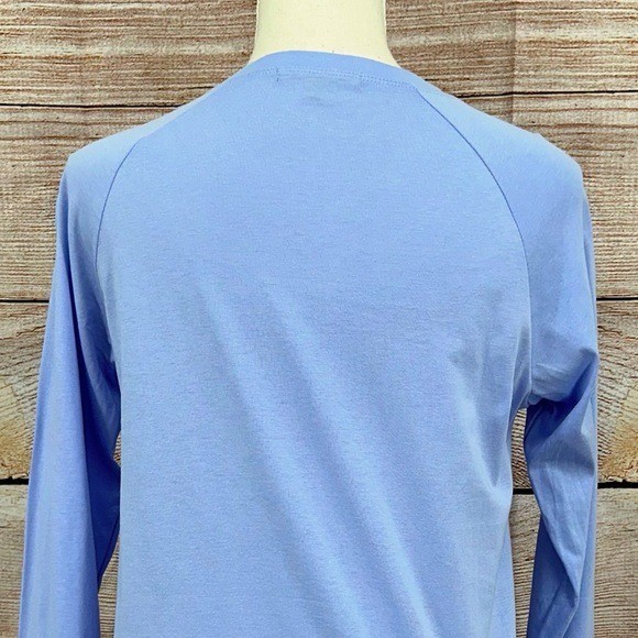 Eileen Fisher Periwinkle Blue Soft & Stretchy Long Sleeve Shirt Size S