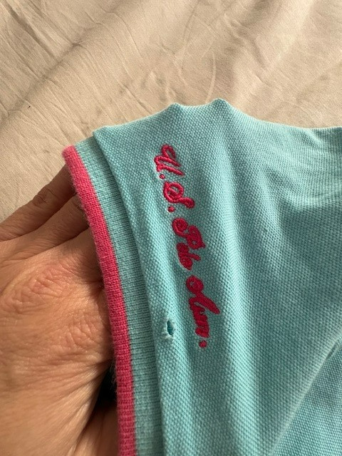 U.S Polo Assn. Womens Aqua Polo Shirt Size S Short Sleeve Logo Embroidered