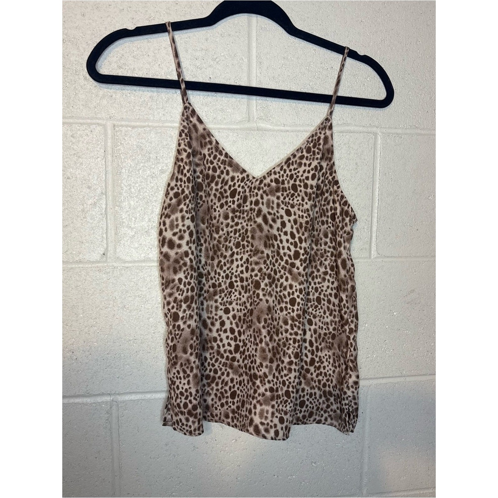 A New Day leopard print cami tank top women’s size xs