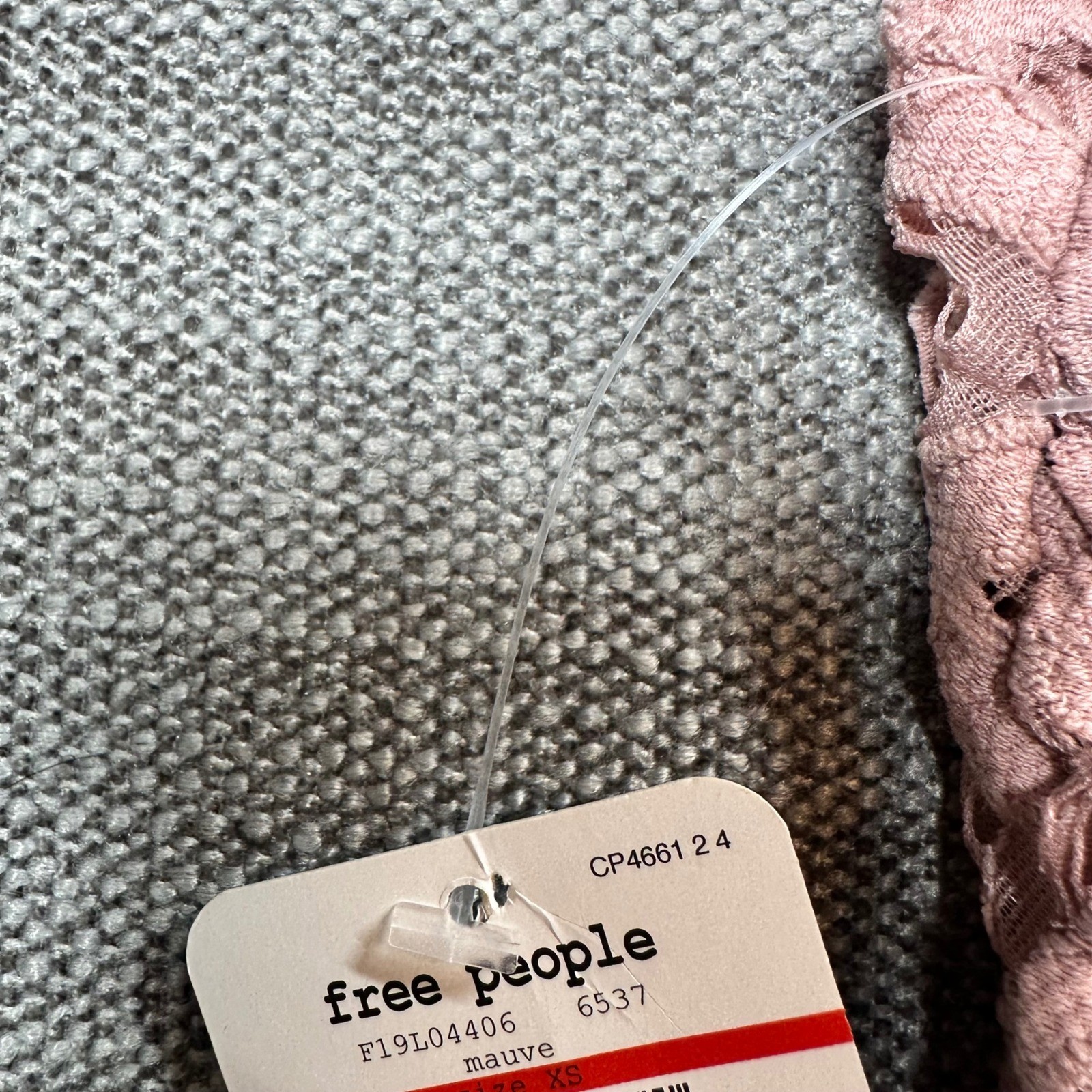 Free People Camisole Women XS Mauve New Lace Ruffle Boho Top