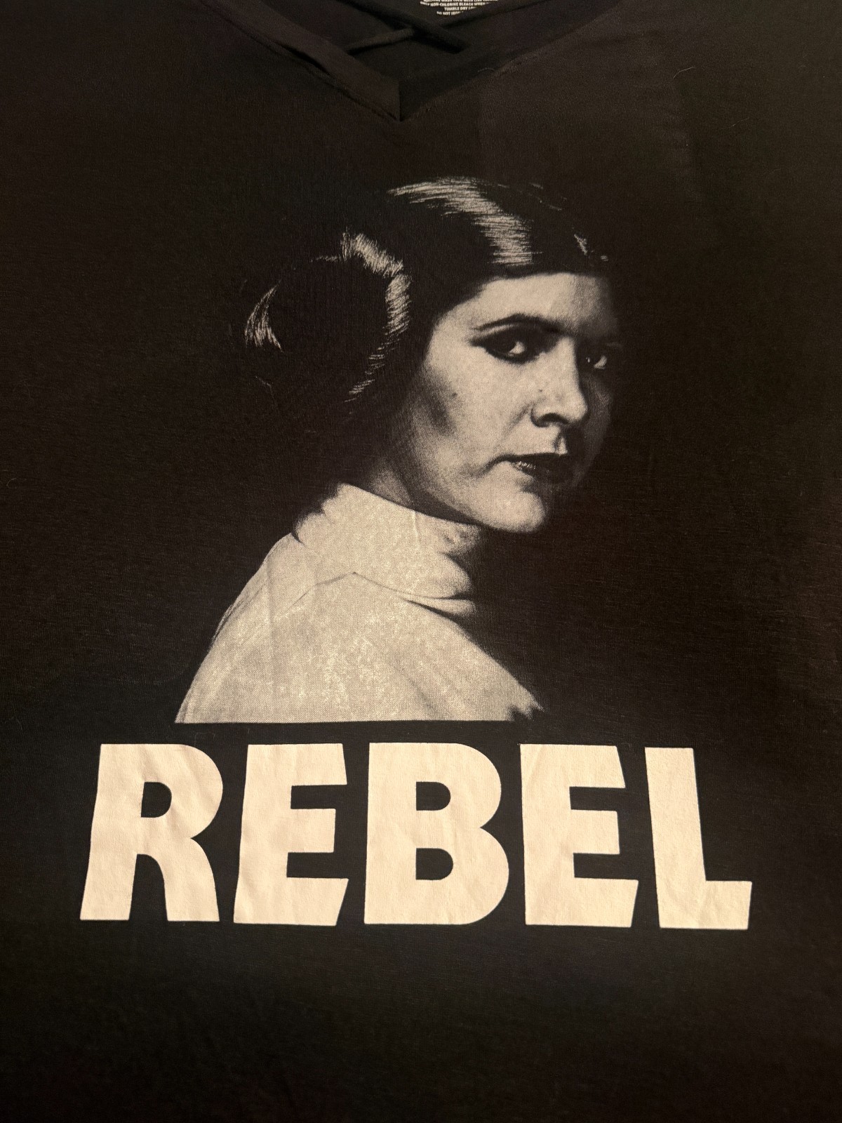 Womens Plus Star Wars Leia Rebel soft black graphic t-shirt Target exclusive