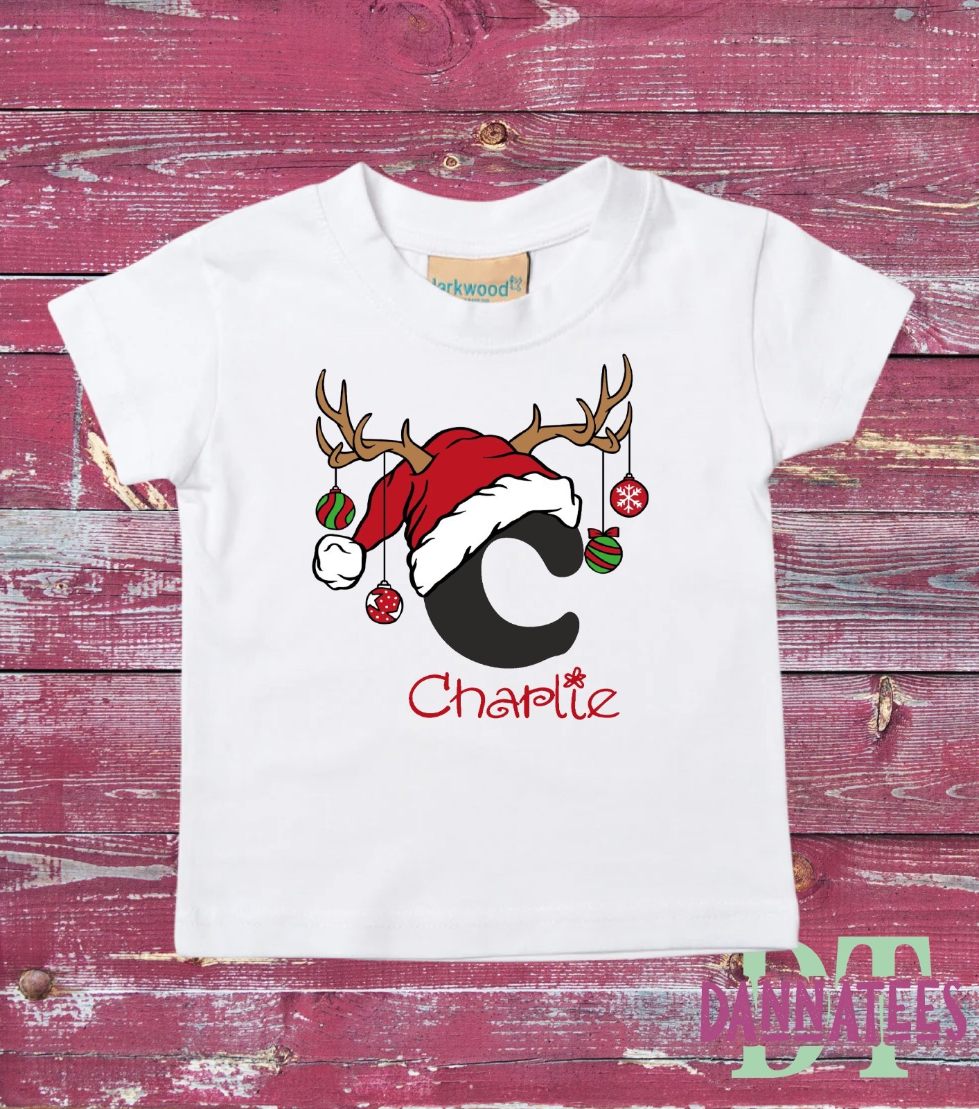 Christmas Letters Family Matching T-shirts Men Women Children & Baby Sizes 0-6XL