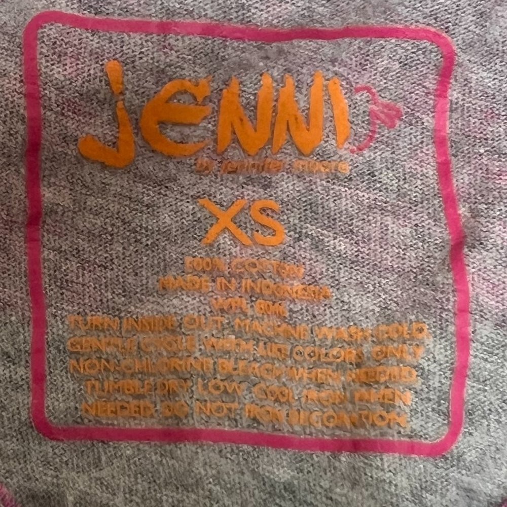 Jenni XS Pink Gray Stripe Women’s Tank Beach Punk