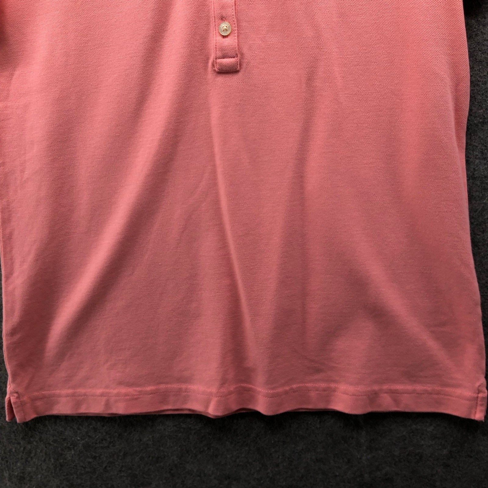 Vineyard Vines Classic Pique Polo Shirt Womens S Pink Short Sleeve Tenniscore