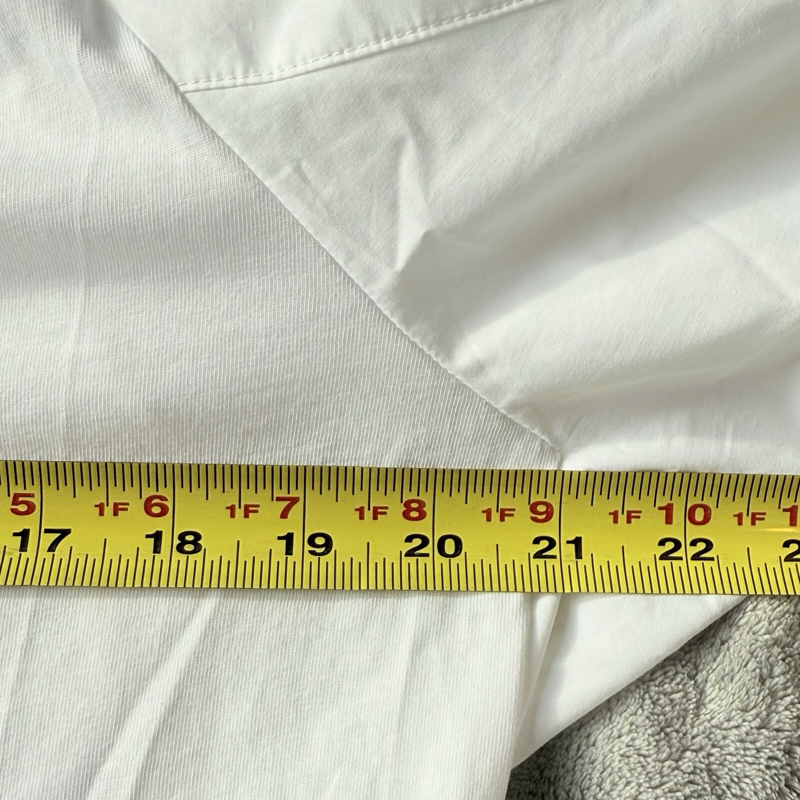 Seventy Venezia Womens Top Shirt XS 3/4 Sleeve White Pullover Collarless Cotton