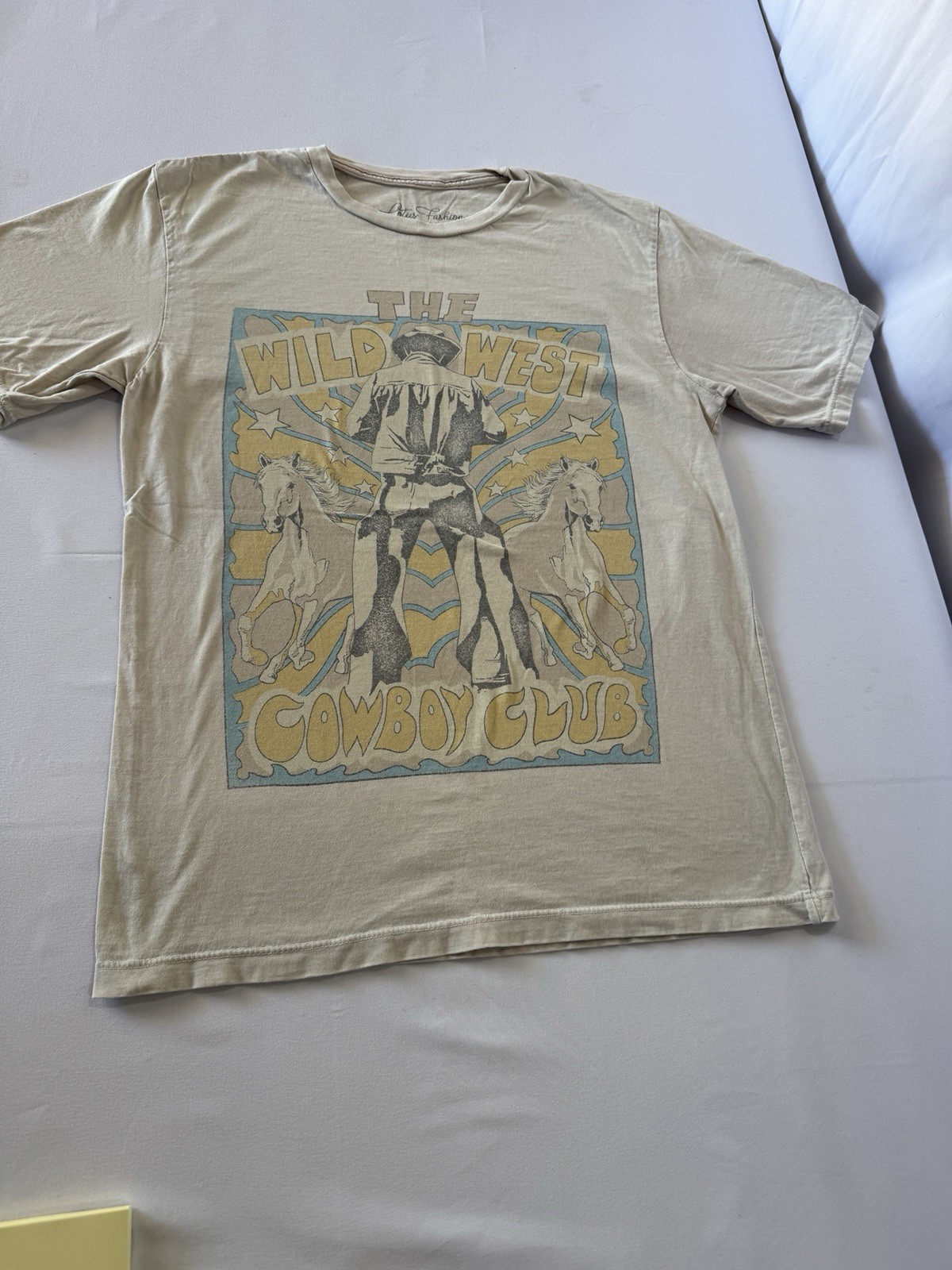Lotus Fashion Los Angeles ROCK & ROLL T Shirt Top Tee Small Boutique retail $26
