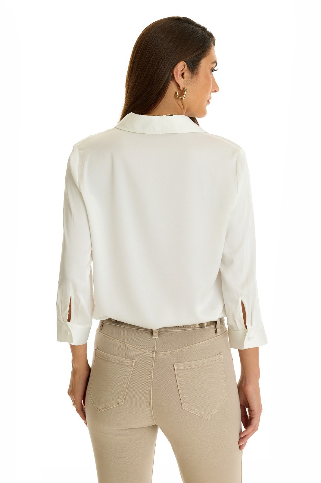 Sara Silk Blouse White THE NOLI SHOP