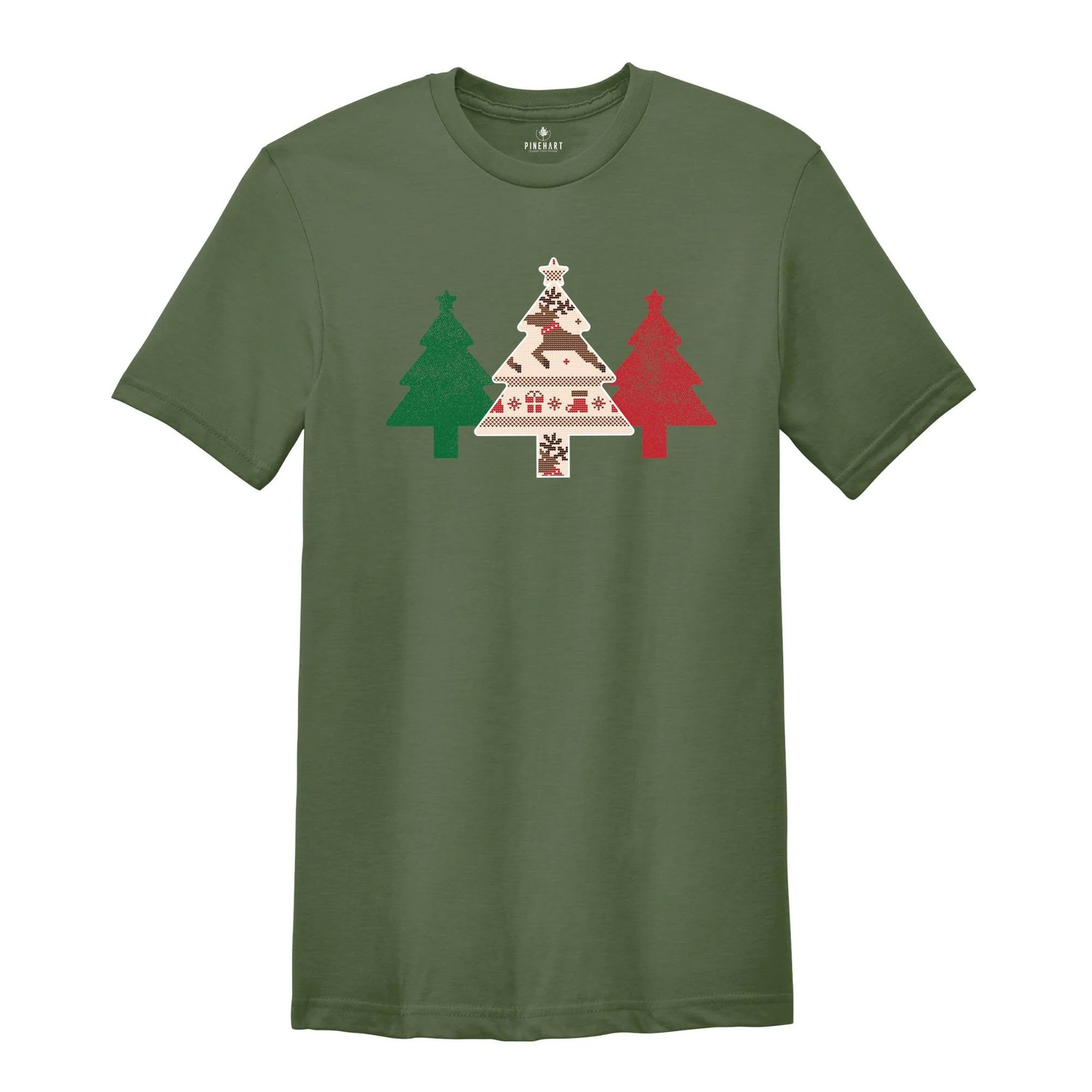 Christmas Tree Shirt, Christmas Pine Tree Shirt Christmas Sweatshirt, Holiday Sh