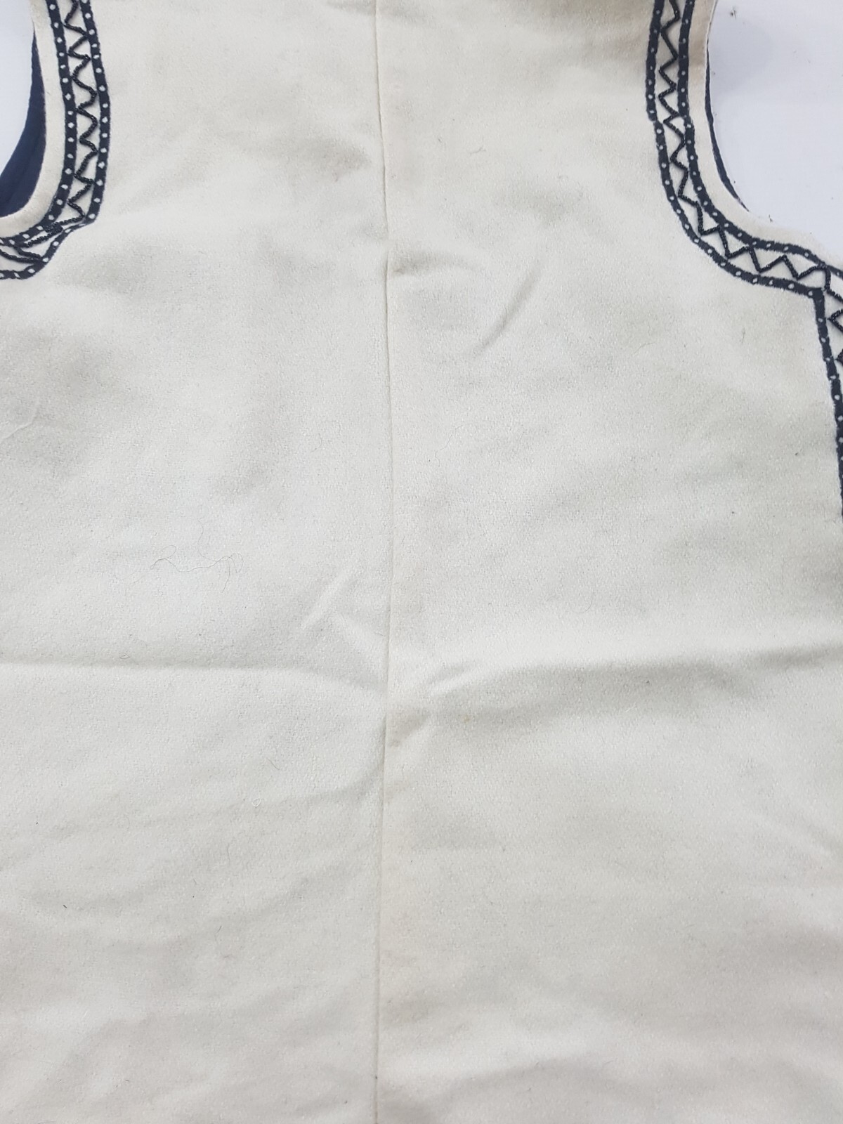 Vintage Hand Embroidered Beautiful Boho Tunic Cropped Multicolor Vest 67×51 cm
